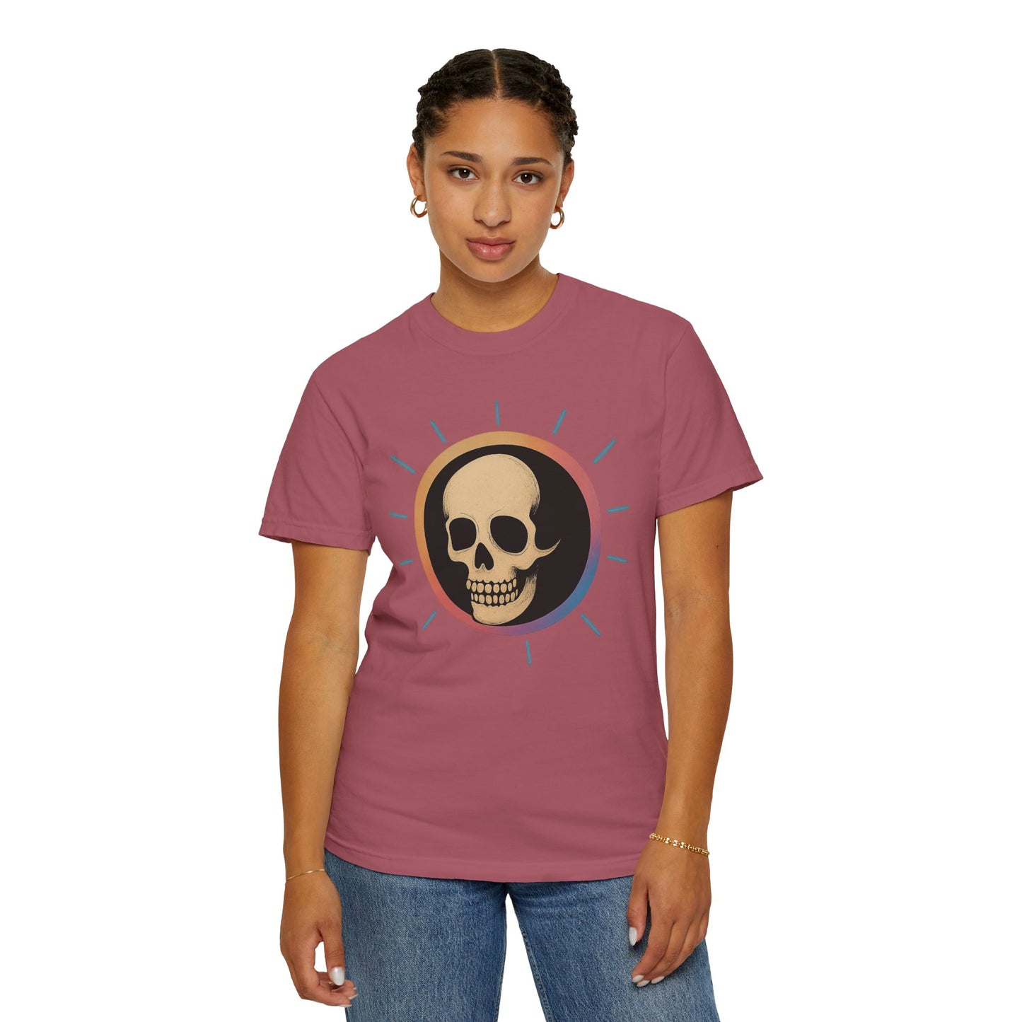 Retro Halloween Skull T-Shirt
