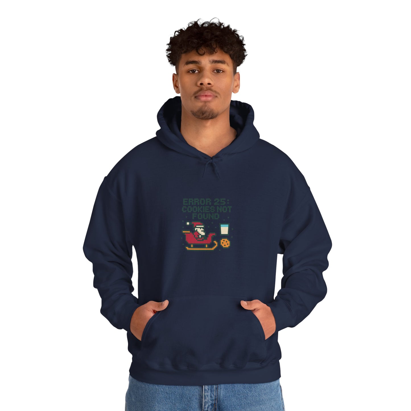 Retro Santa Error 25 Hoodie