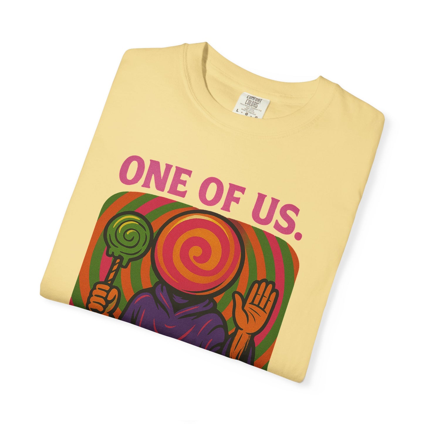 ONE OF US Psychedelic Lollipop Cult T-Shirt