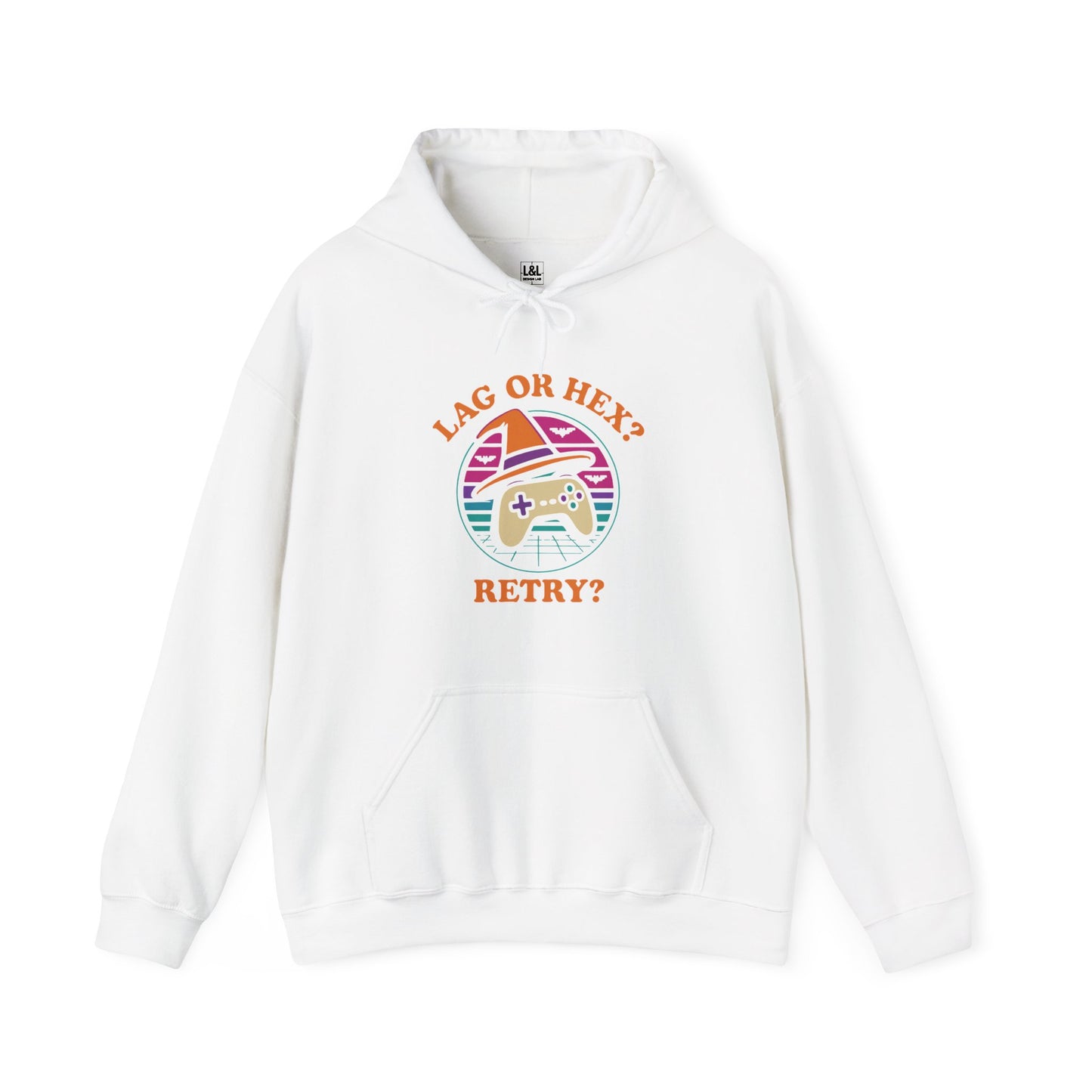Retro Gamer Lag or Hex? Retry Hoodie