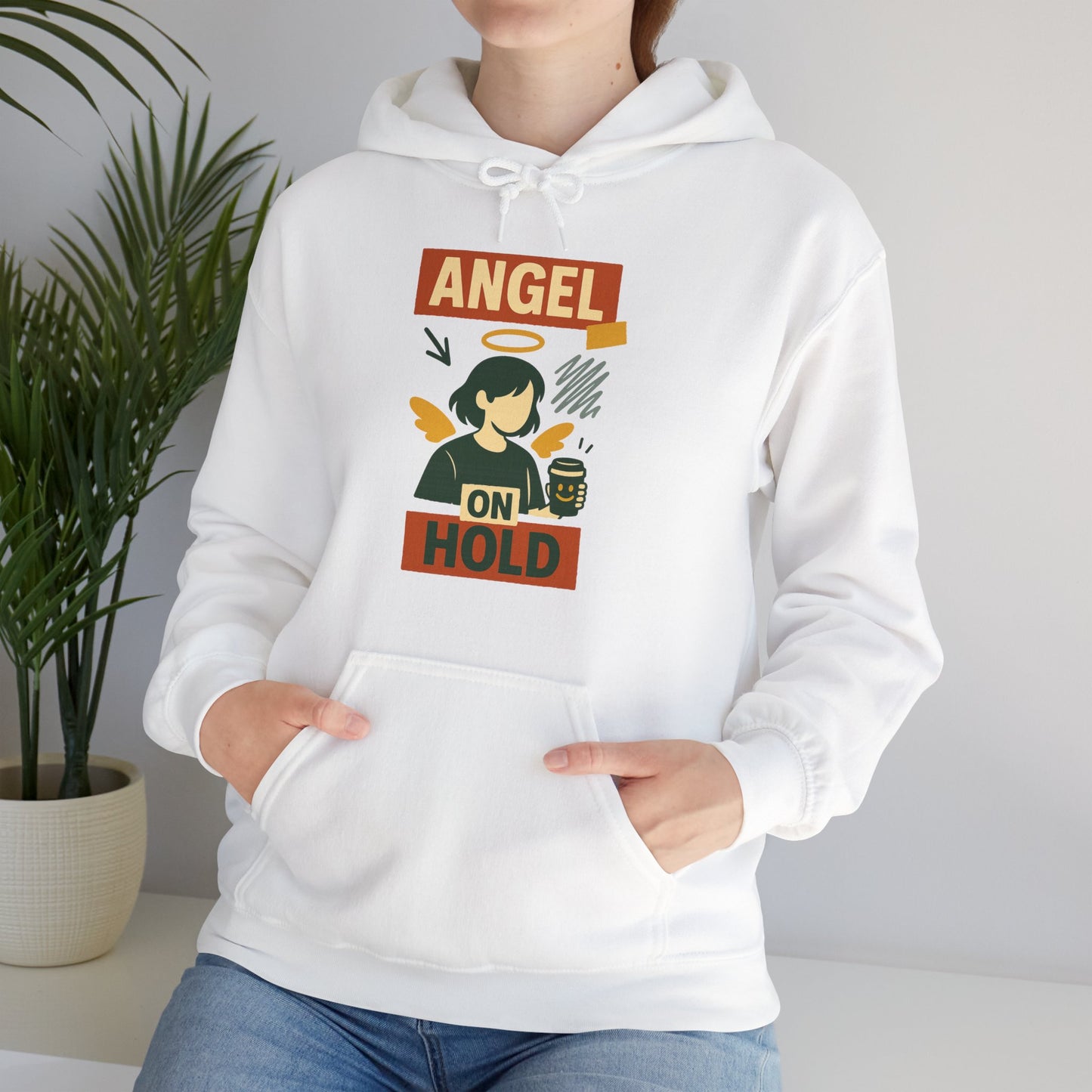 Kawaii Style Hoodie - Angel on Hold