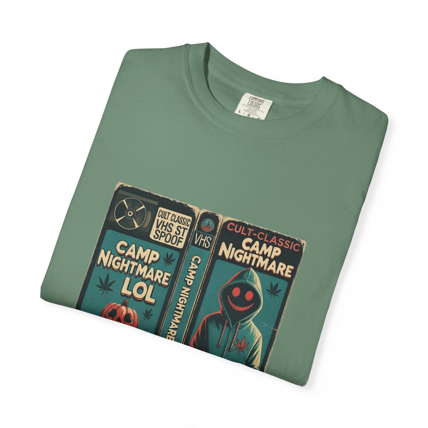 Retro 80s Cult Slasher Camp Nightmare VHS Horror T-Shirt