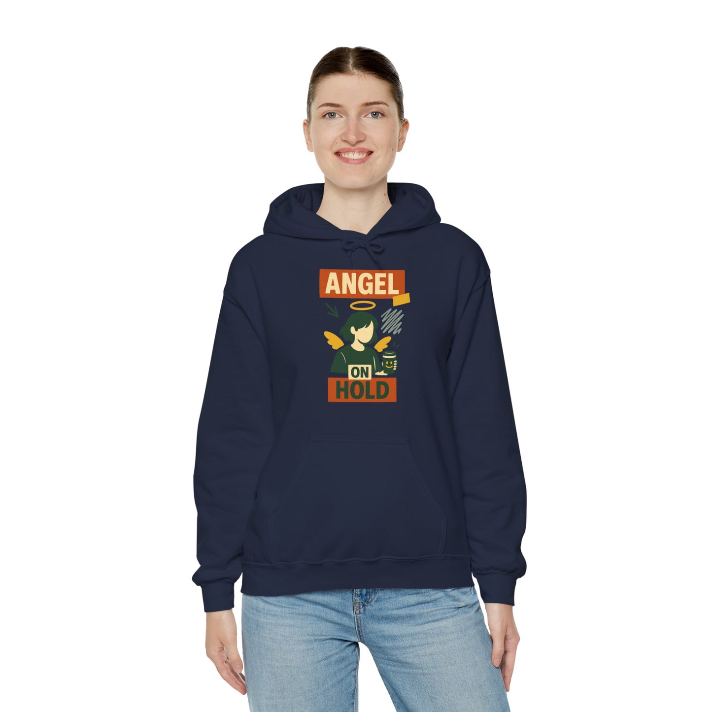 Kawaii Style Hoodie - Angel on Hold