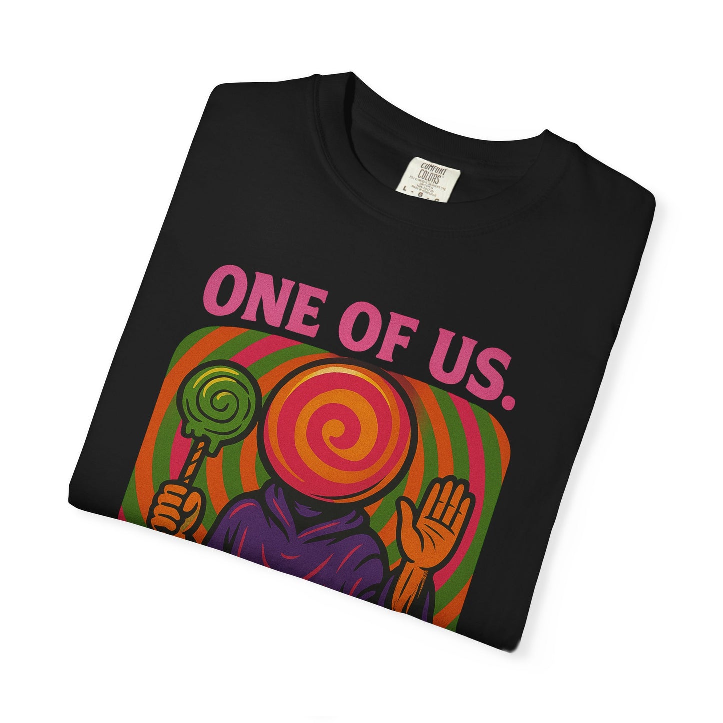 ONE OF US Psychedelic Lollipop Cult T-Shirt