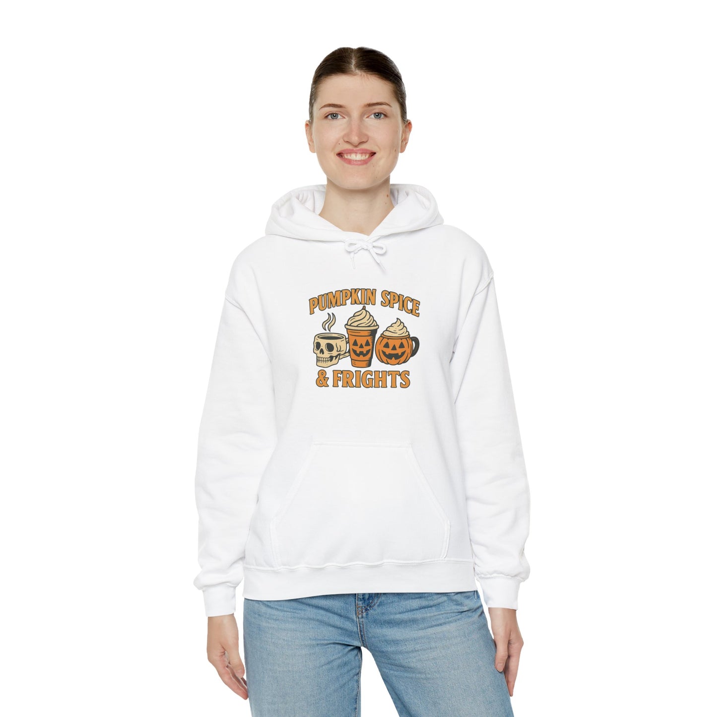 Retro Spook Pumpkin Spice & Frights Hoodie