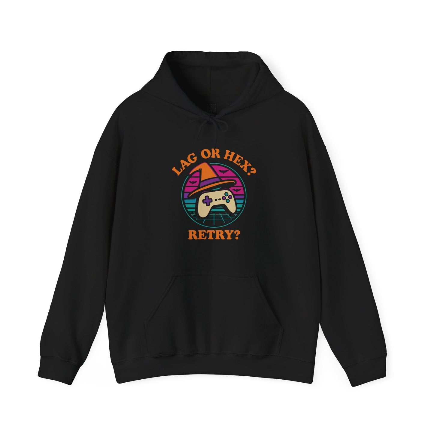 Retro Gamer Lag or Hex? Retry Hoodie