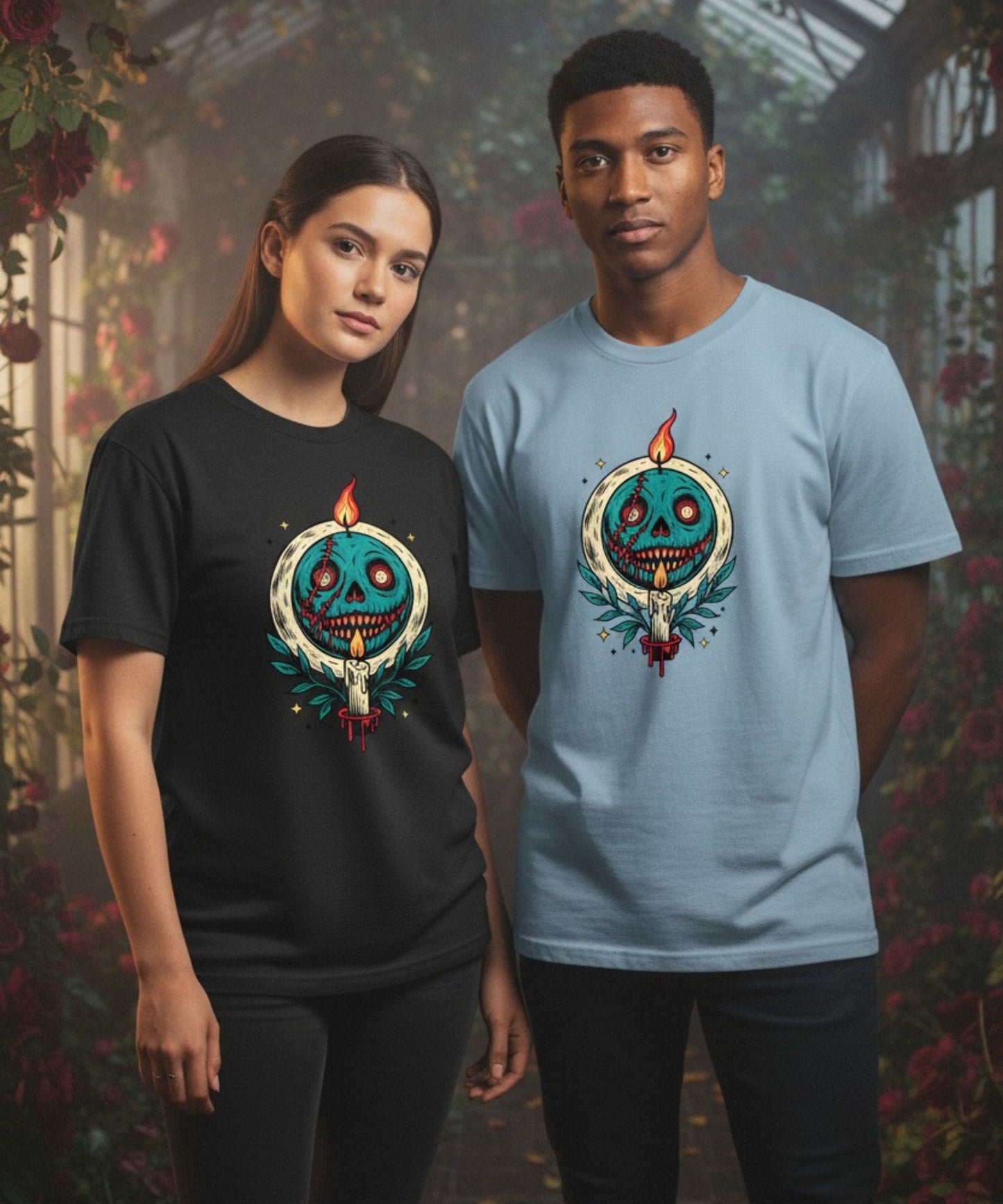 Skull Candle Dark Bloom T-Shirt