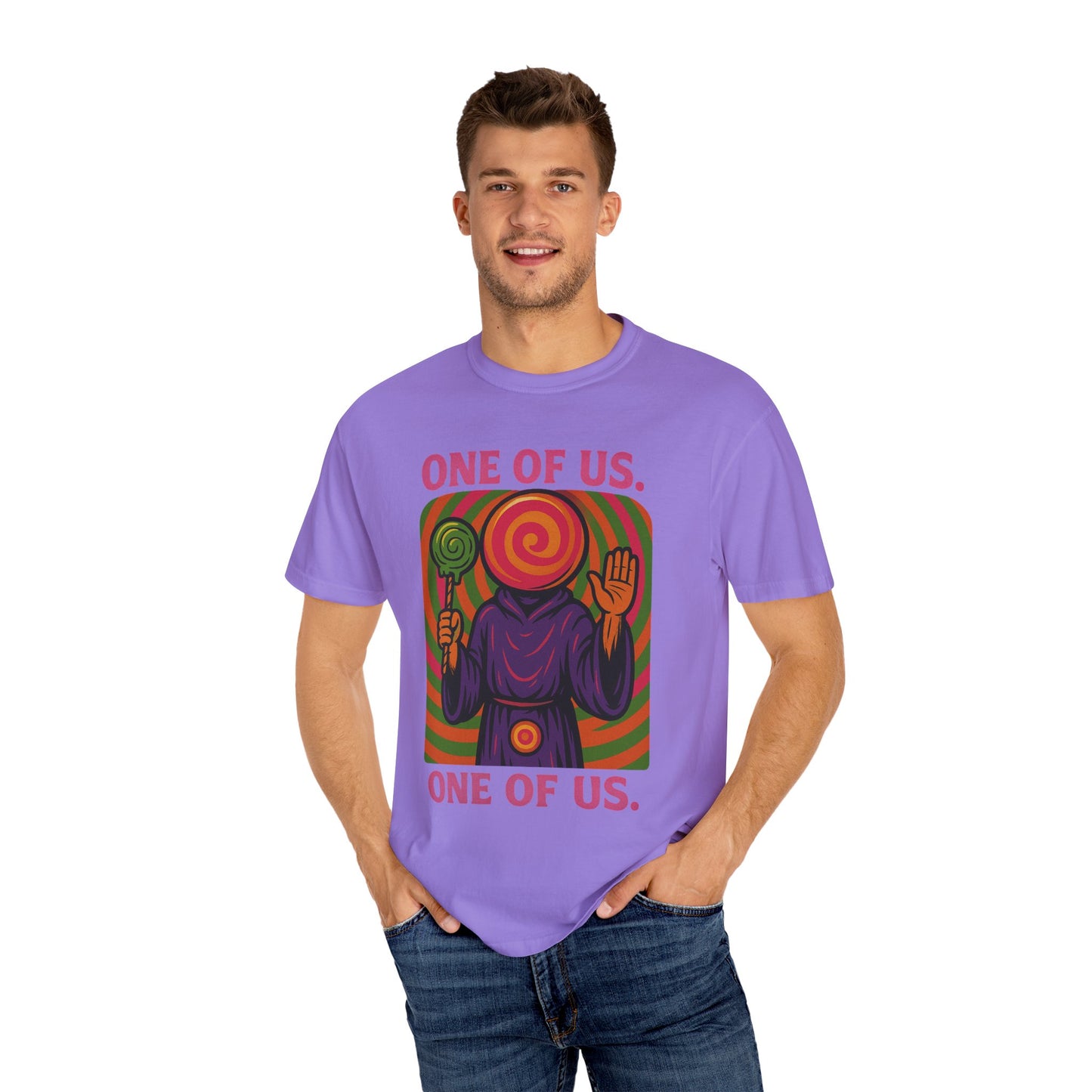 ONE OF US Psychedelic Lollipop Cult T-Shirt