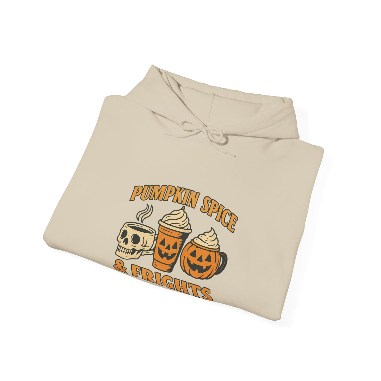 Retro Spook Pumpkin Spice & Frights Hoodie