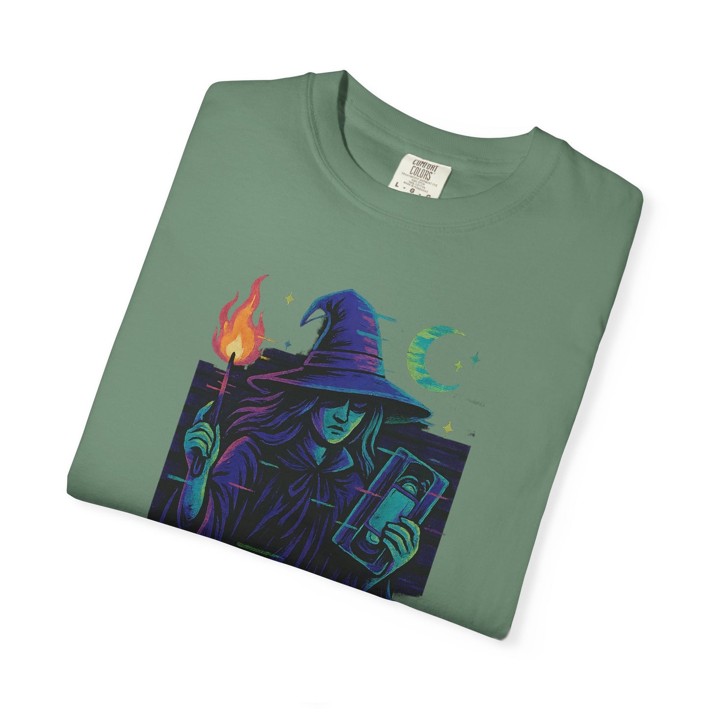 90s Glitch VHS Witch T-Shirt