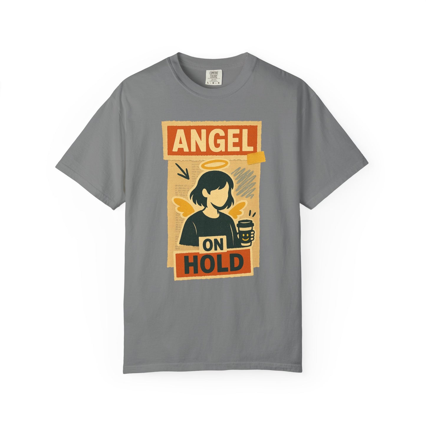 Angel on Hold Kawaii Style T-Shirt