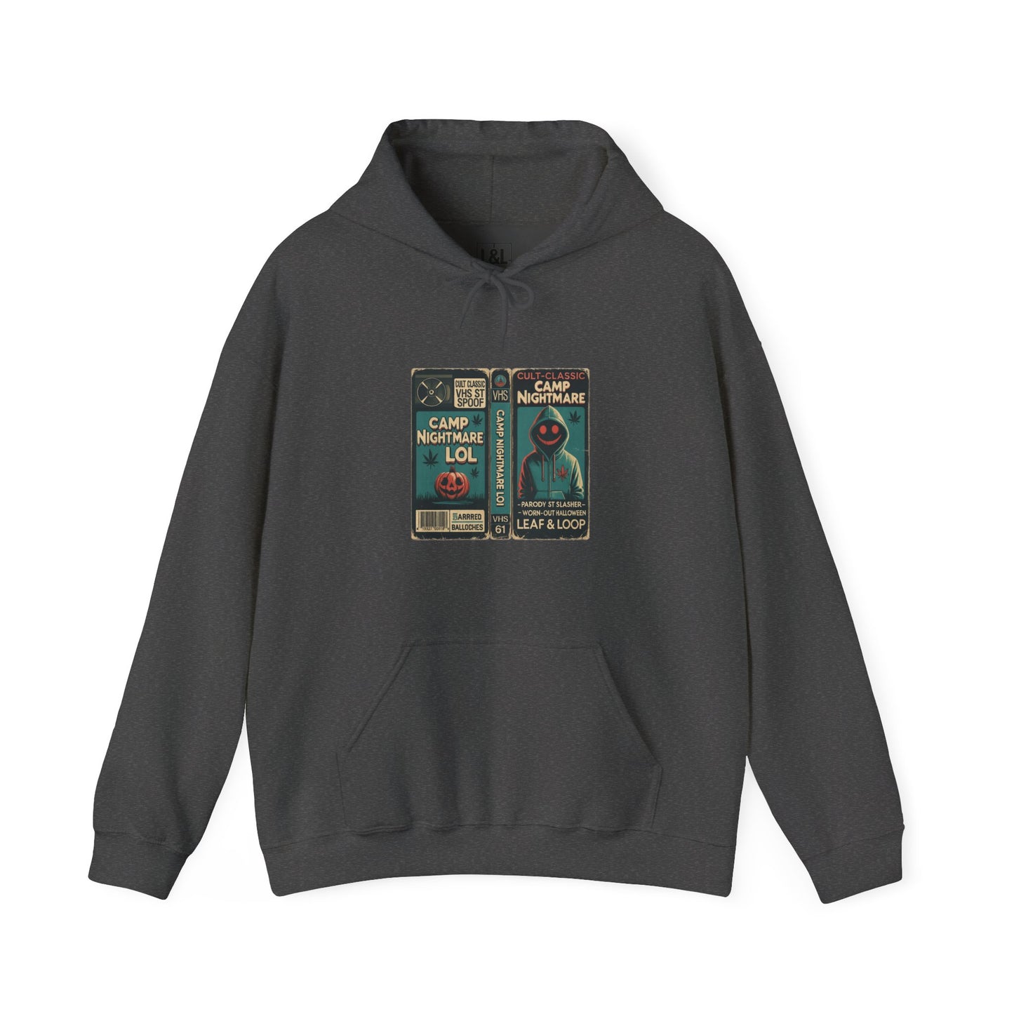 Retro 80s Cult Slasher Camp Nightmare VHS Horror Hoodie