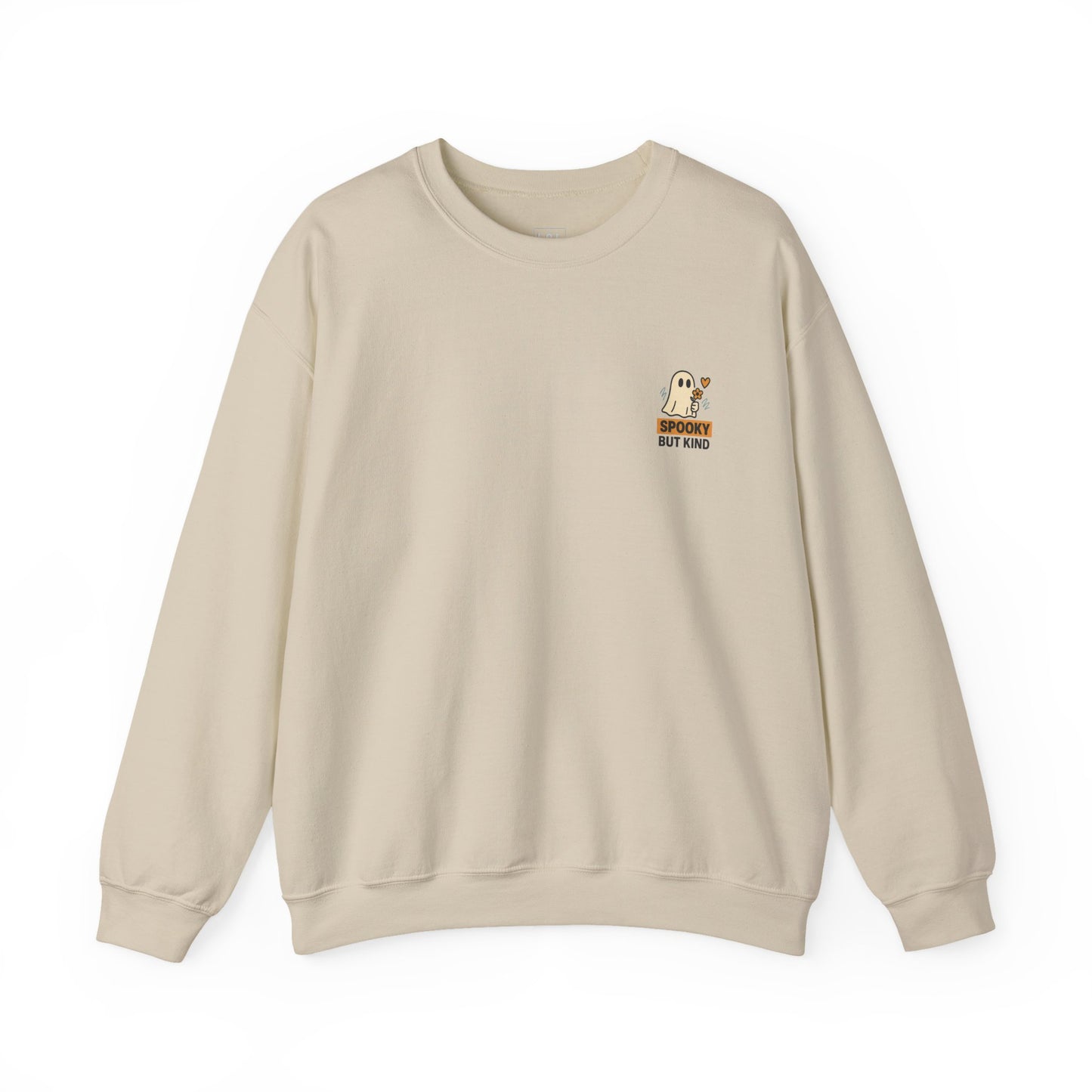 Spooky But Kind Crewneck Retro Sweatshirt