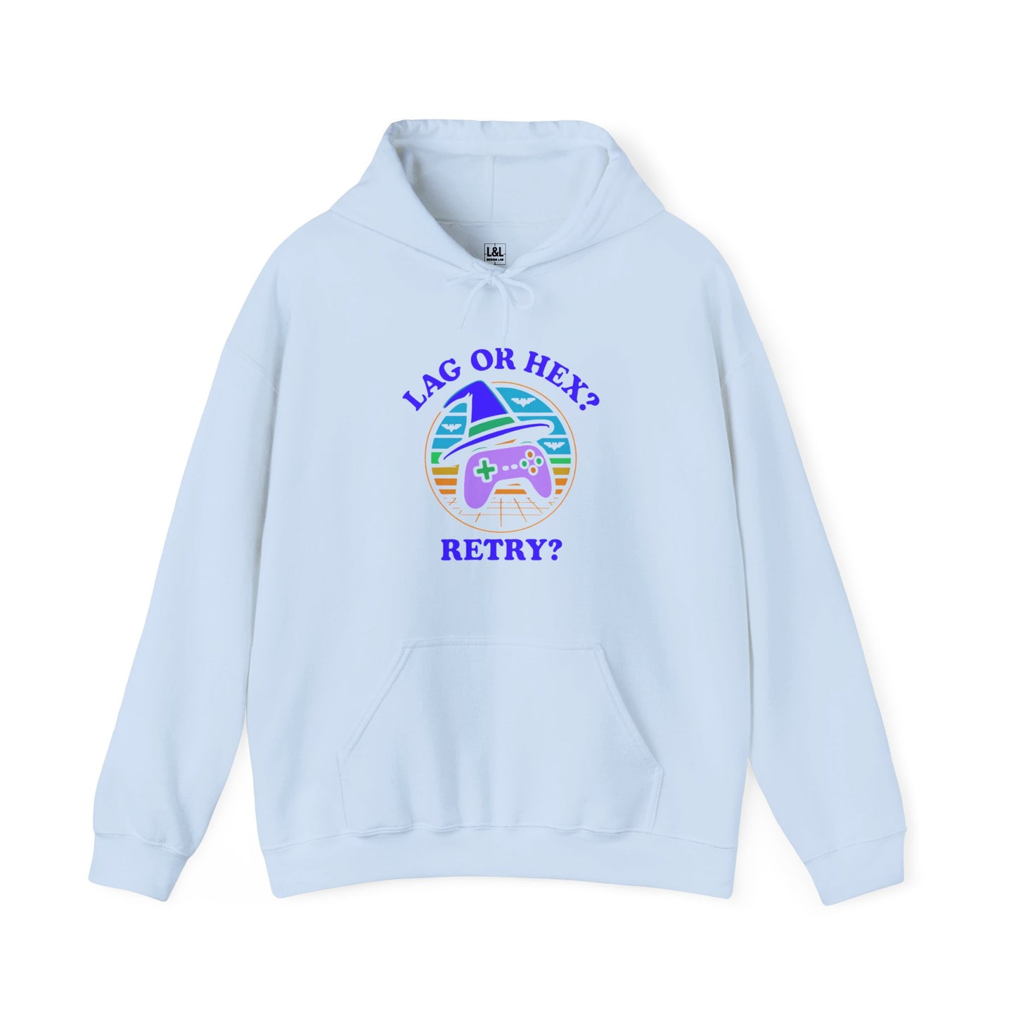 Retro Gamer Lag or Hex? Retry Hoodie