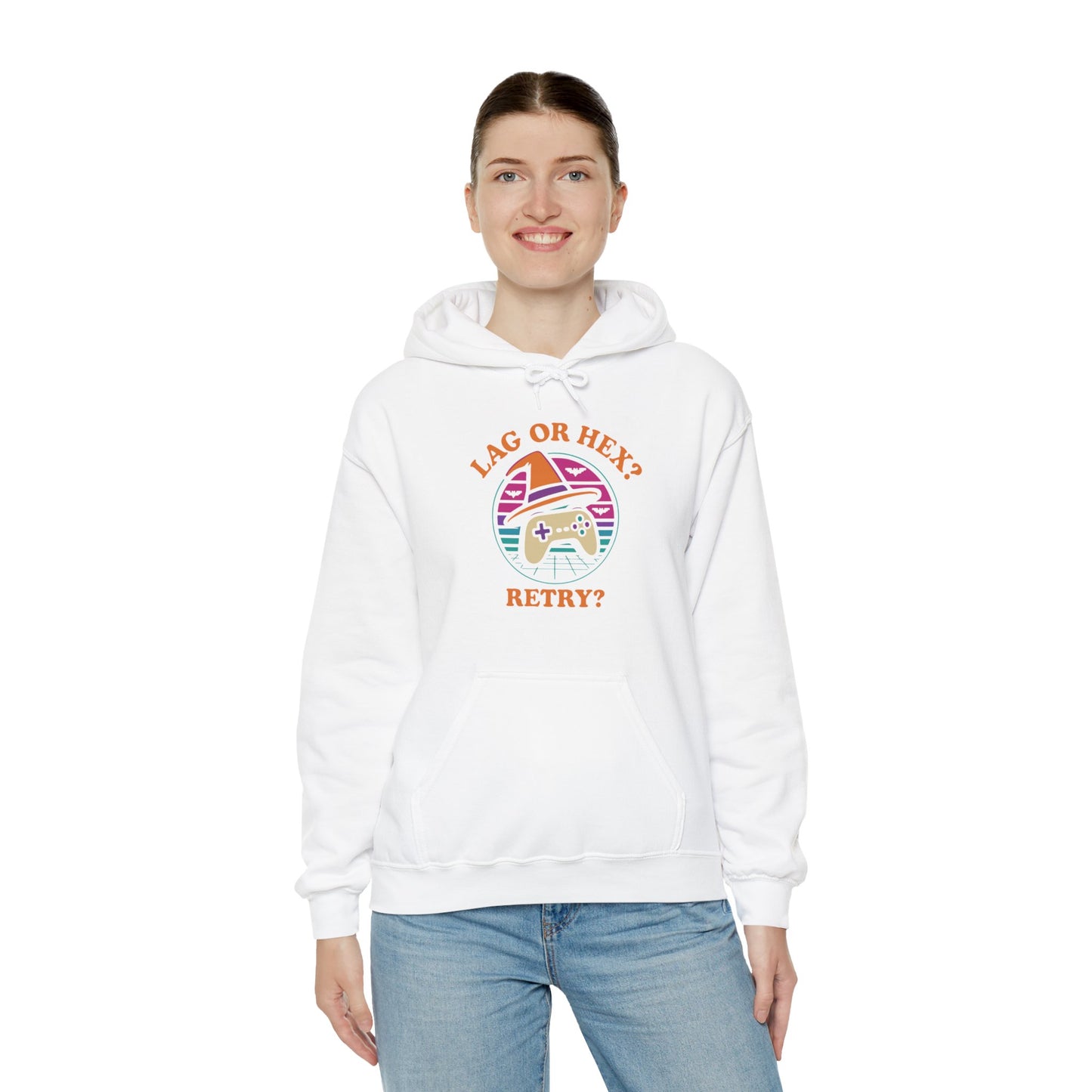 Retro Gamer Lag or Hex? Retry Hoodie