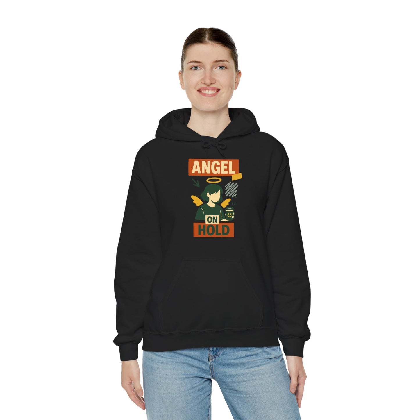 Kawaii Style Hoodie - Angel on Hold