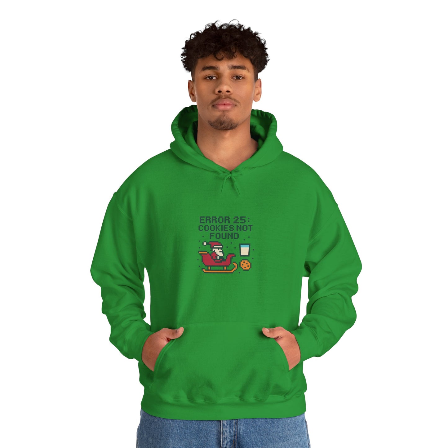 Retro Santa Error 25 Hoodie