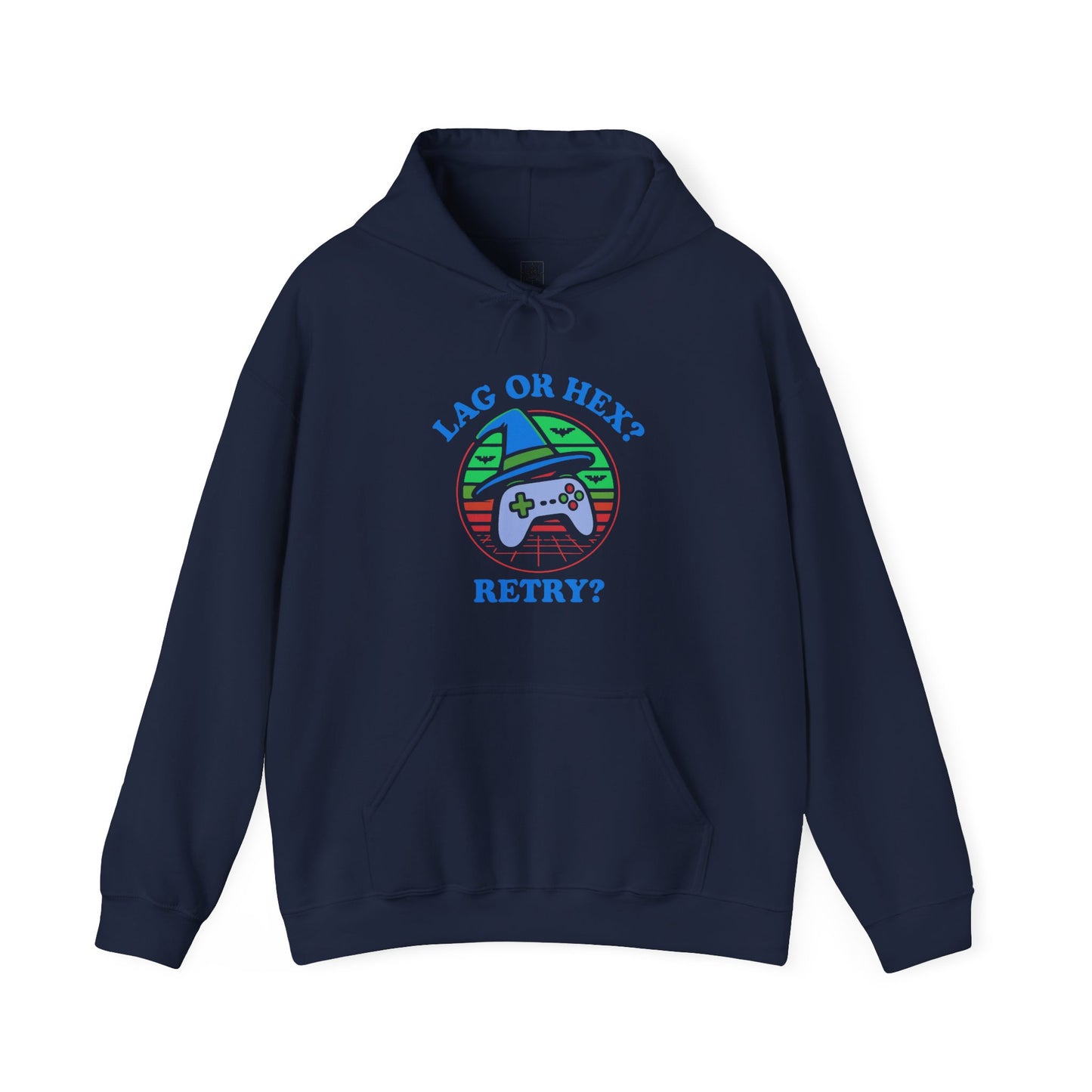 Retro Gamer Lag or Hex? Retry Hoodie