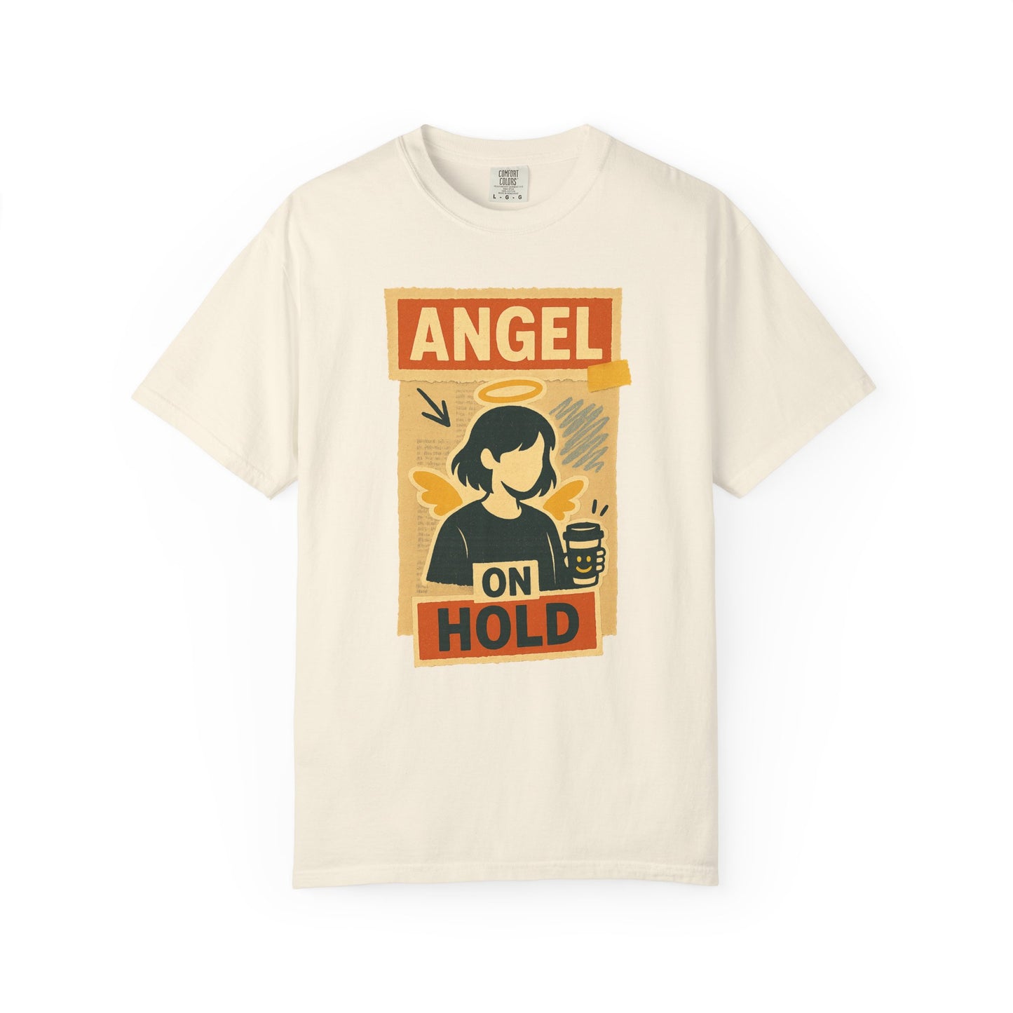 Angel on Hold Kawaii Style T-Shirt