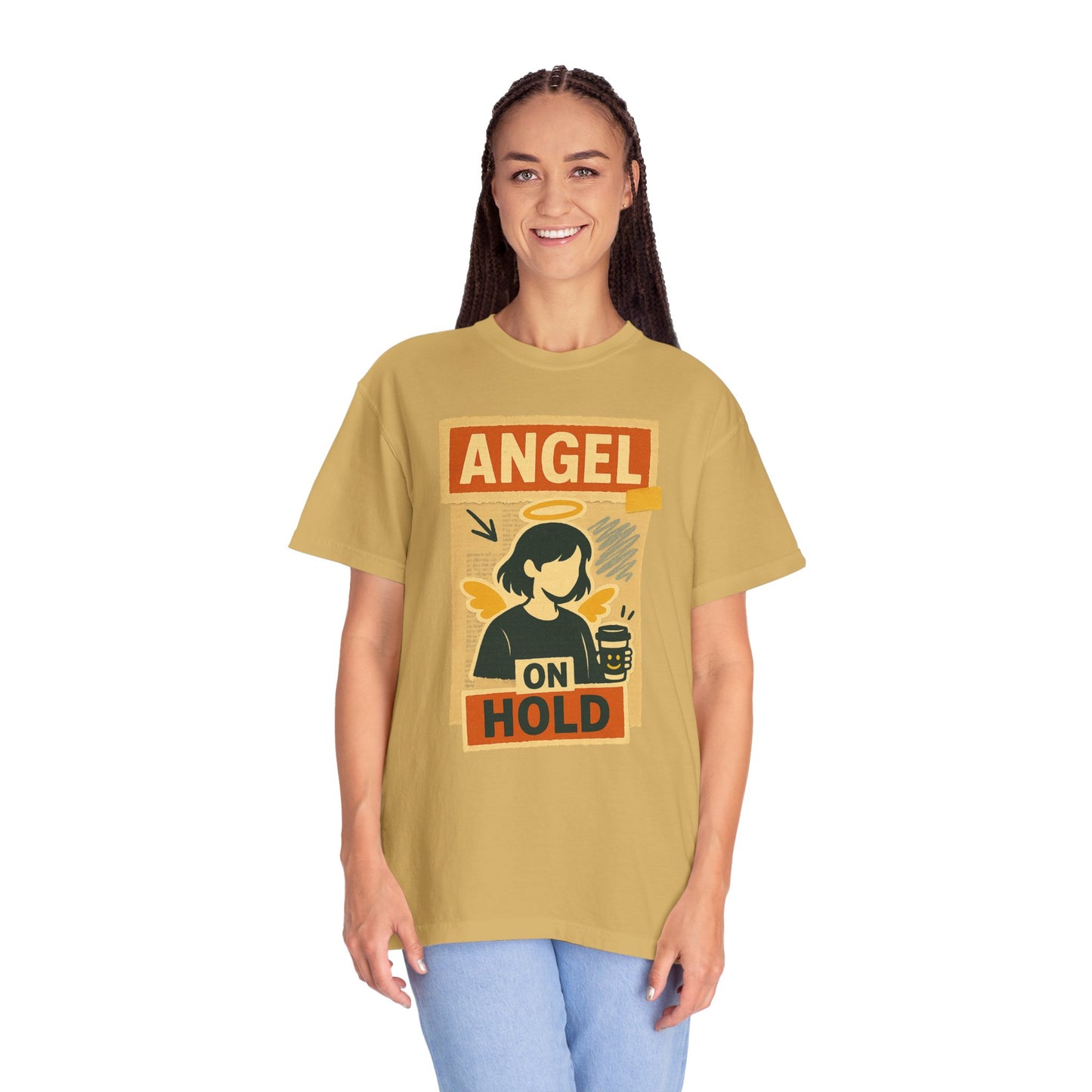 Angel on Hold Kawaii Style T-Shirt