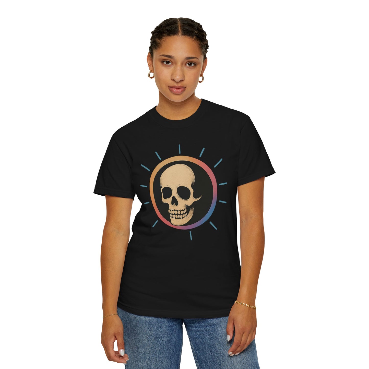 Retro Halloween Skull T-Shirt
