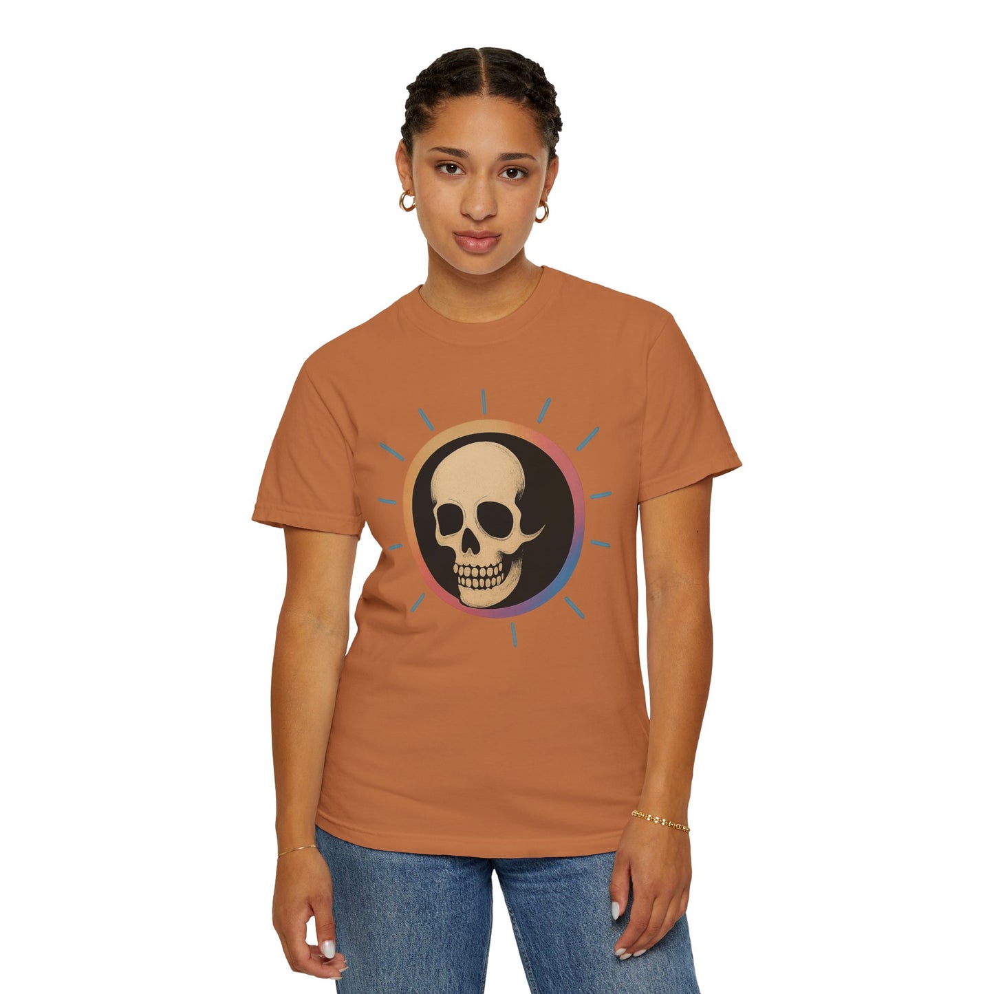 Retro Halloween Skull T-Shirt