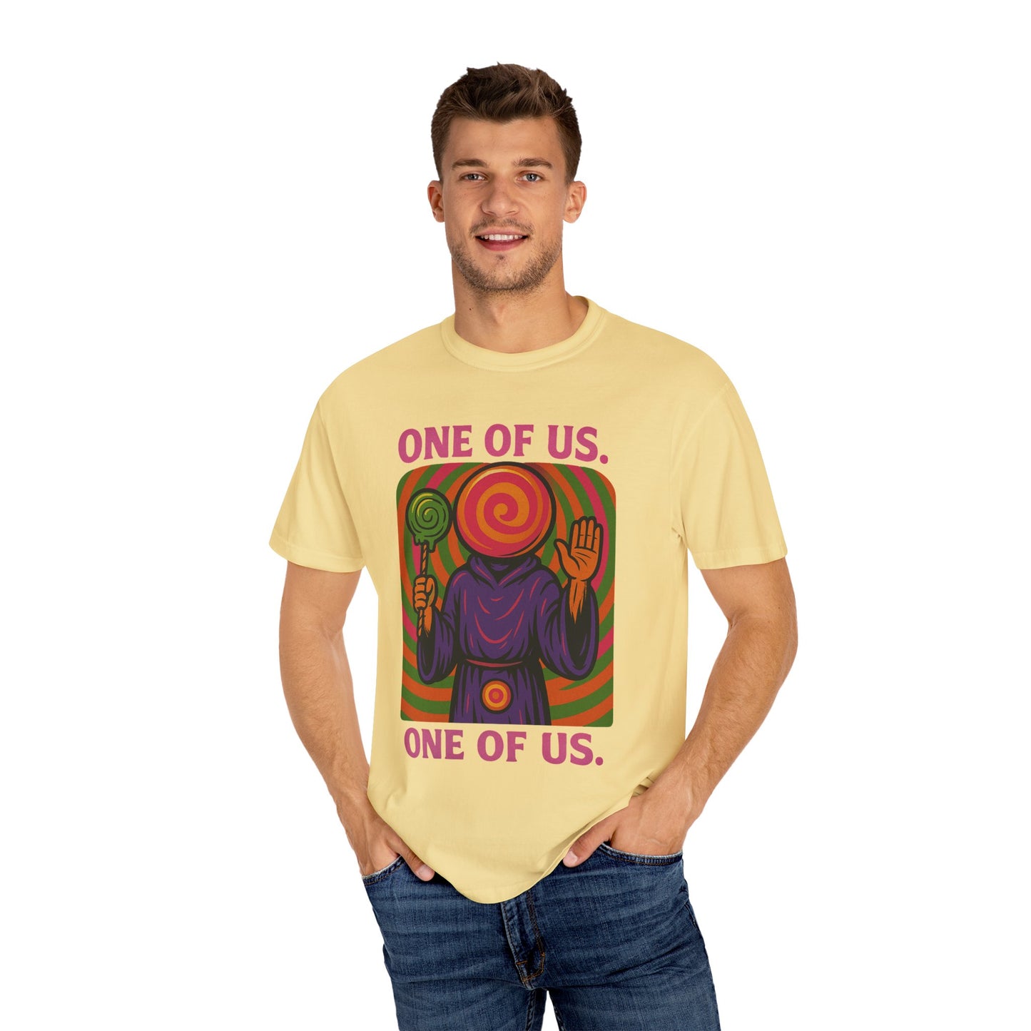 ONE OF US Psychedelic Lollipop Cult T-Shirt