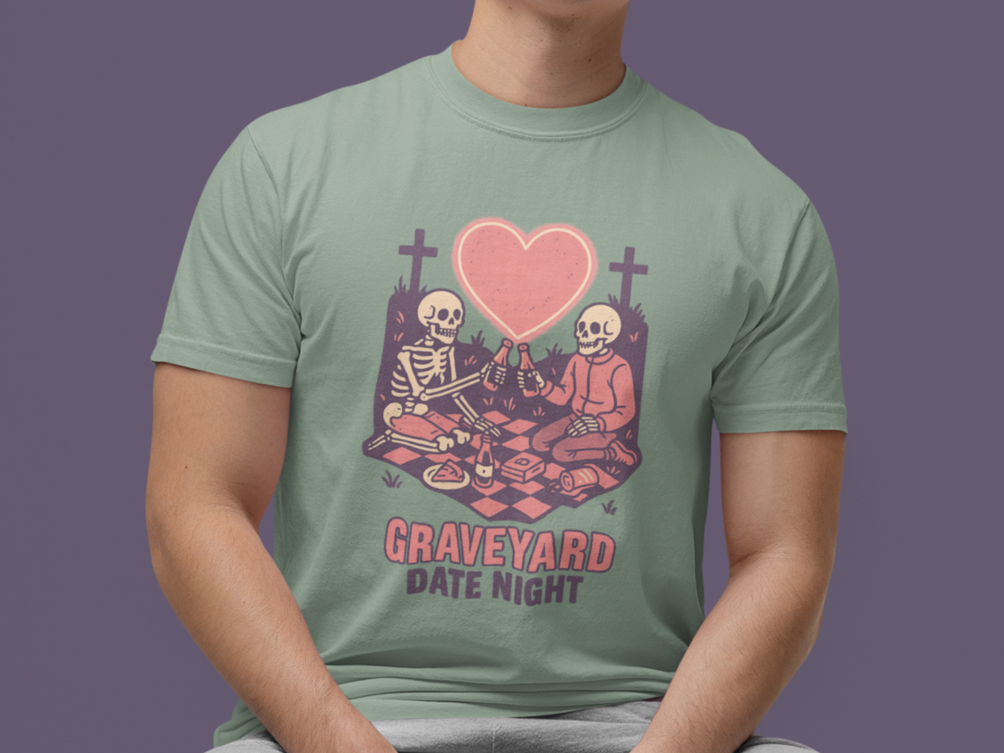 Graveyard Date Night Graphic T-Shirt