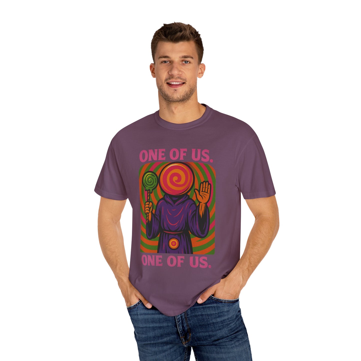 ONE OF US Psychedelic Lollipop Cult T-Shirt