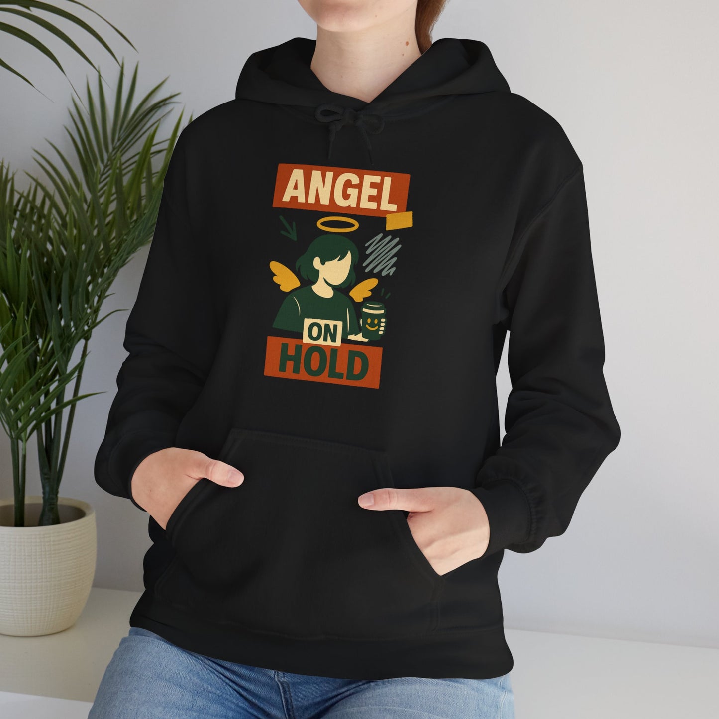 Kawaii Style Hoodie - Angel on Hold