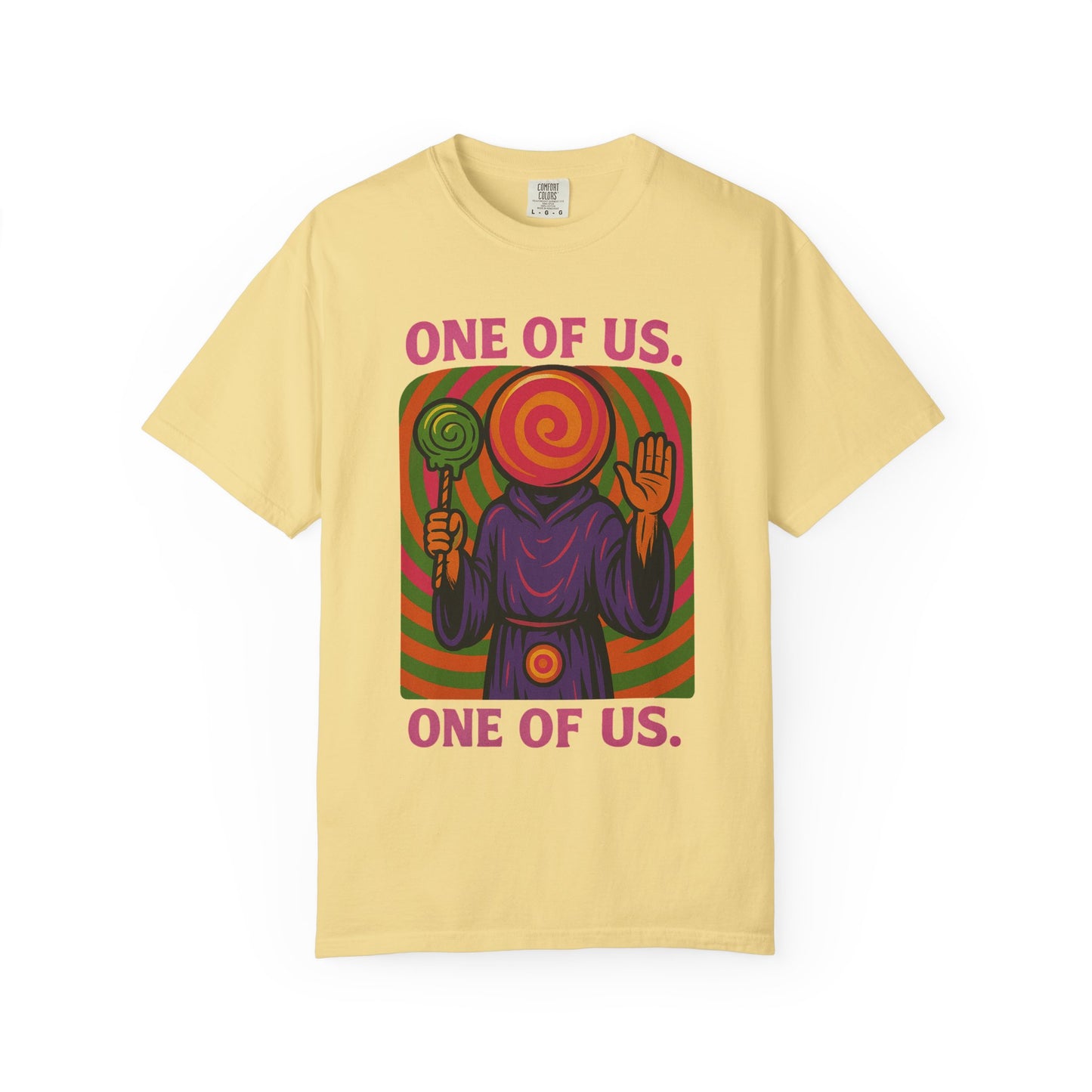 ONE OF US Psychedelic Lollipop Cult T-Shirt