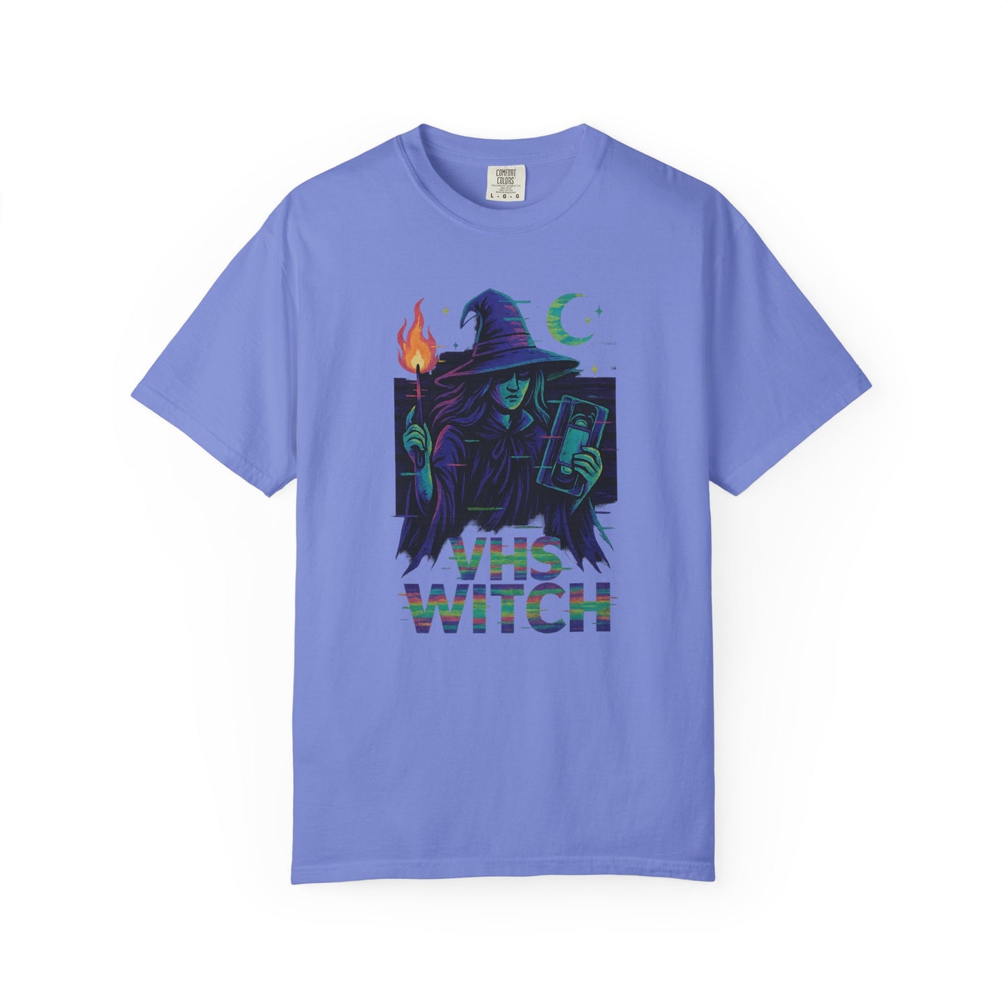 90s Glitch VHS Witch T-Shirt
