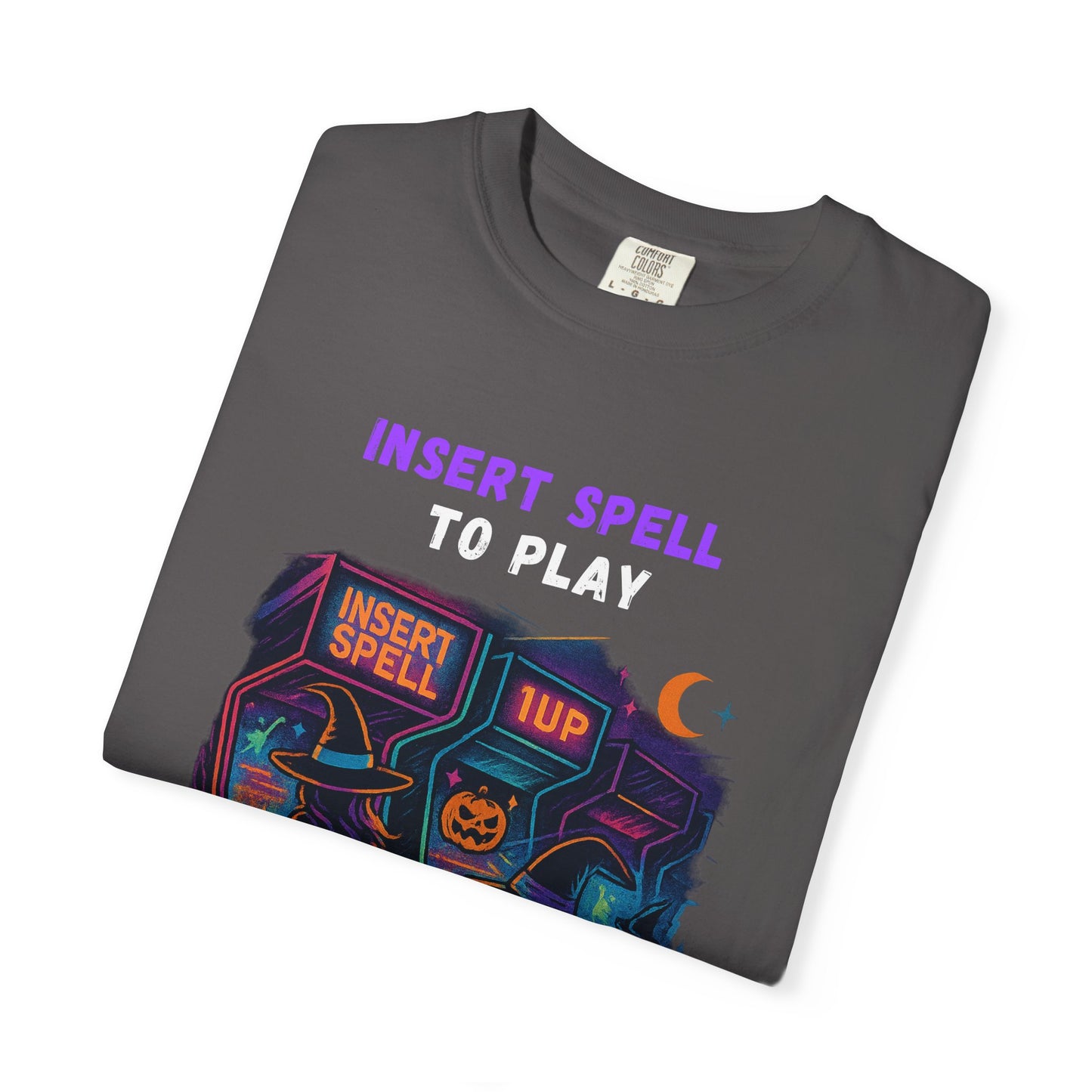 Insert Spell to Play Arcade Witch T-Shirt