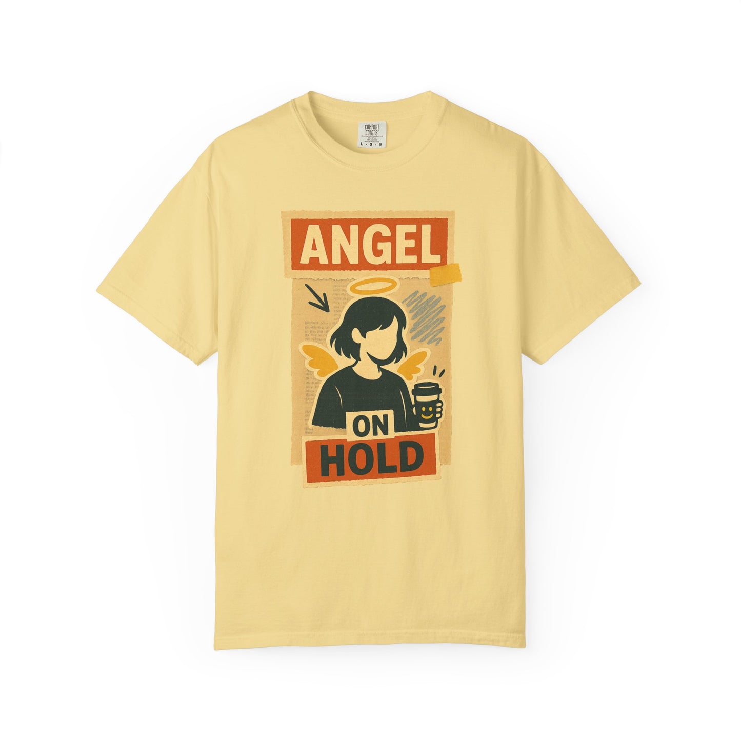 Angel on Hold Kawaii Style T-Shirt