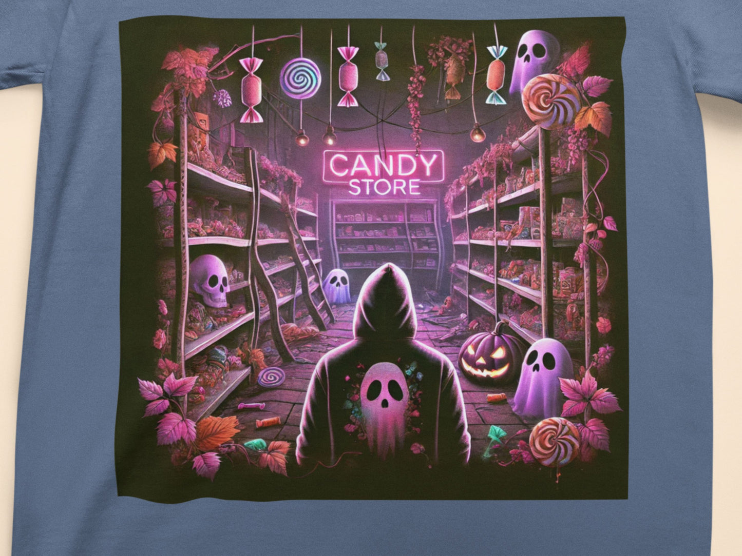 Haunted Candy Store Ghost T-Shirt