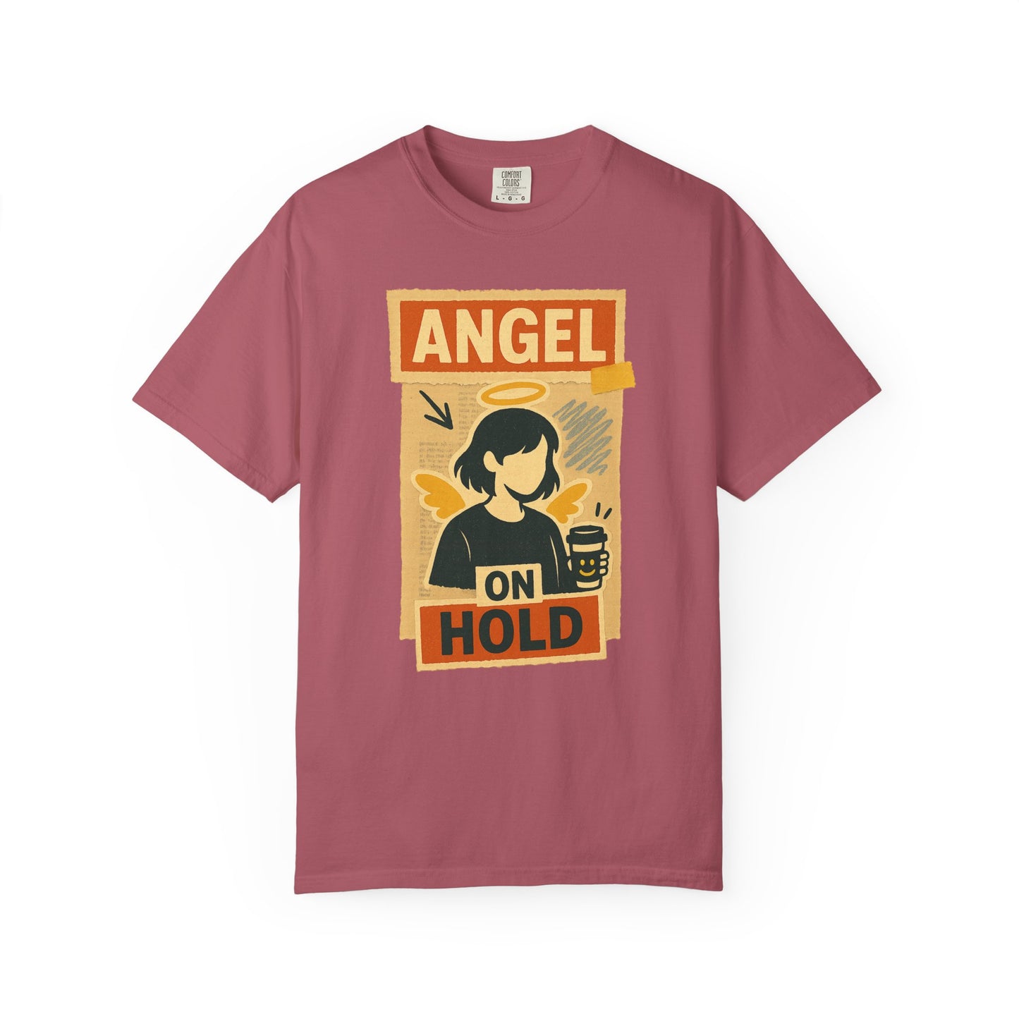 Angel on Hold Kawaii Style T-Shirt