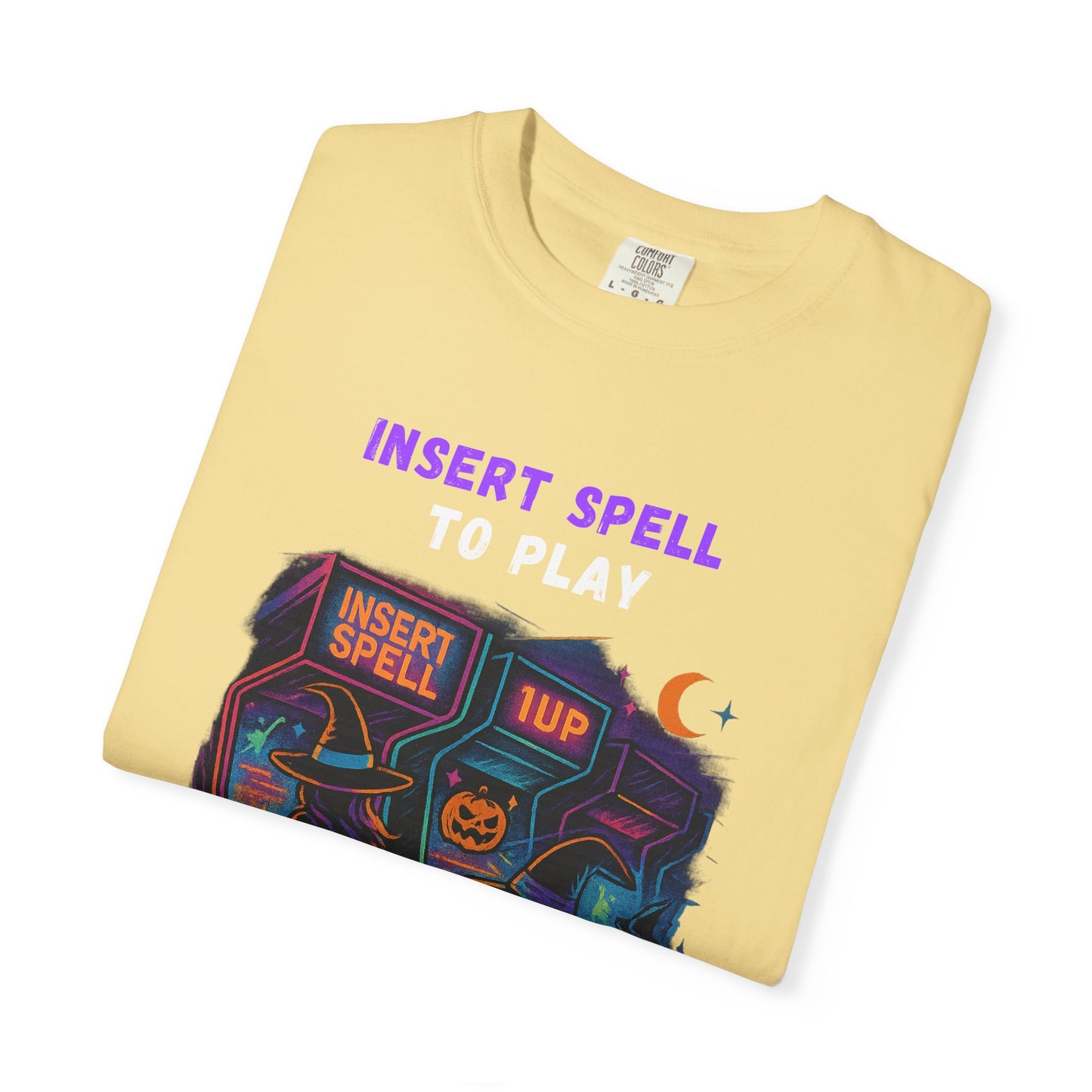 Insert Spell to Play Arcade Witch T-Shirt