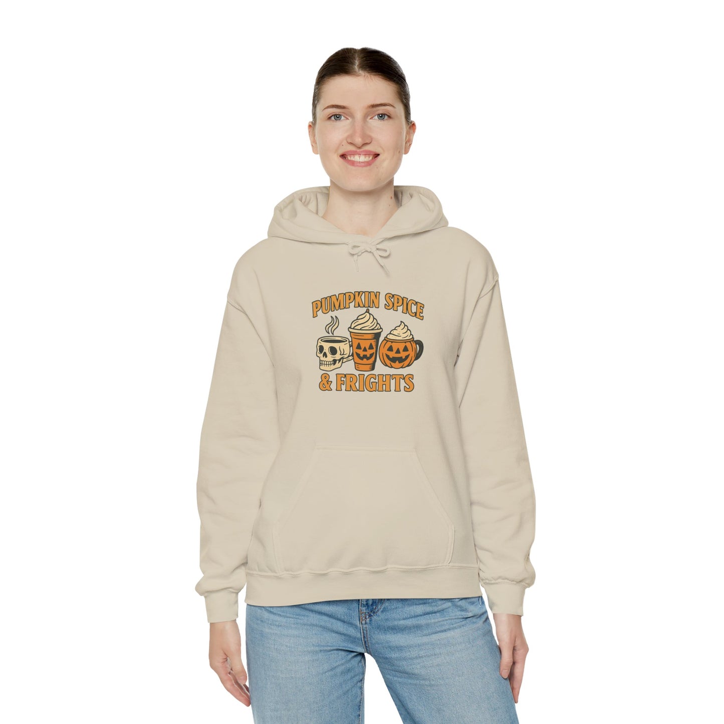 Retro Spook Pumpkin Spice & Frights Hoodie