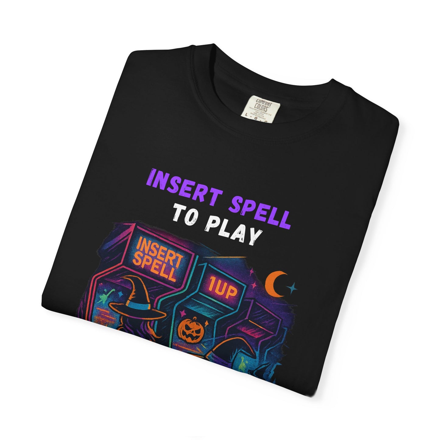 Insert Spell to Play Arcade Witch T-Shirt