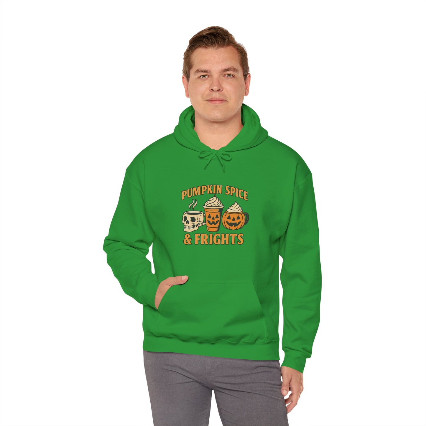 Retro Spook Pumpkin Spice & Frights Hoodie