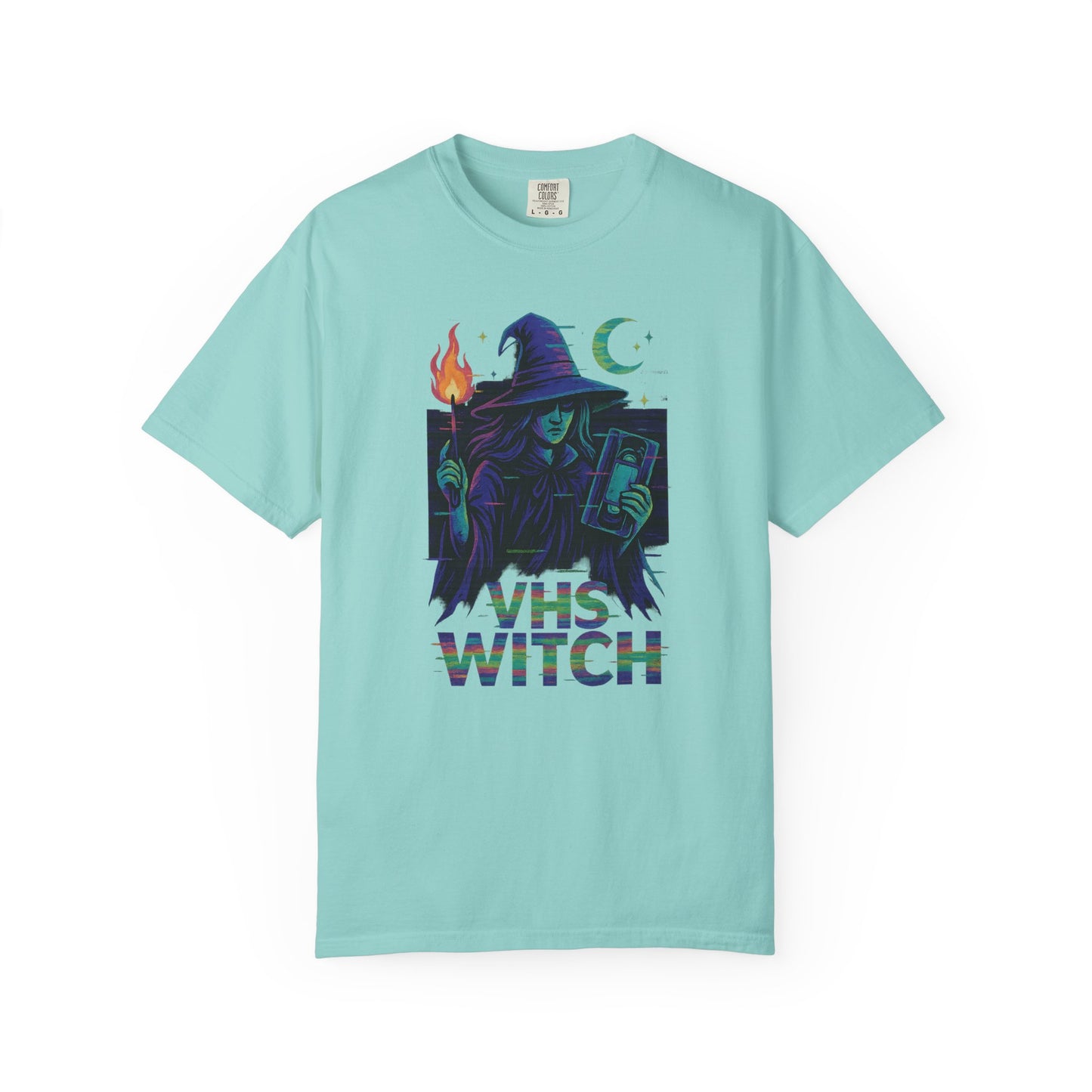 90s Glitch VHS Witch T-Shirt