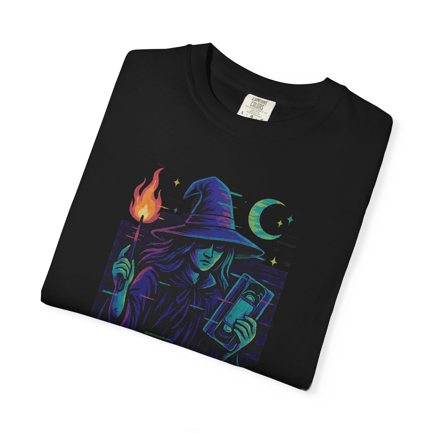 90s Glitch VHS Witch T-Shirt