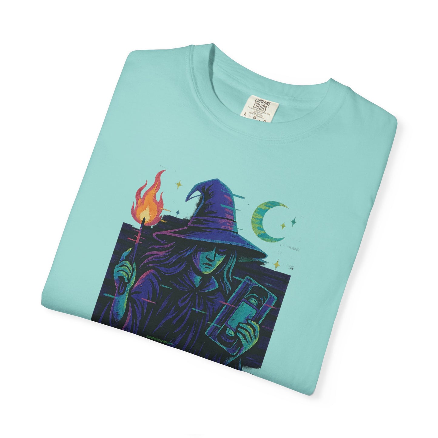 90s Glitch VHS Witch T-Shirt