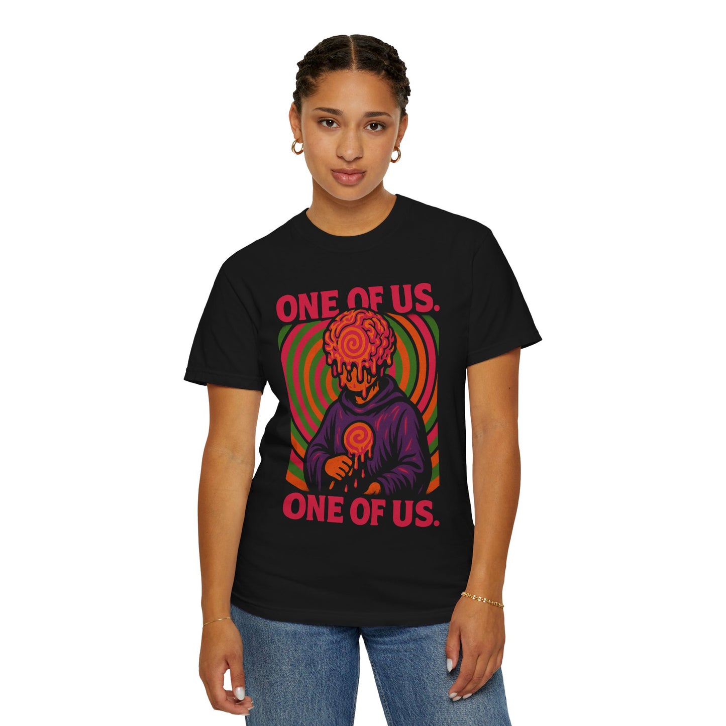 ONE OF US Psychedelic Lollipop Cult T-Shirt