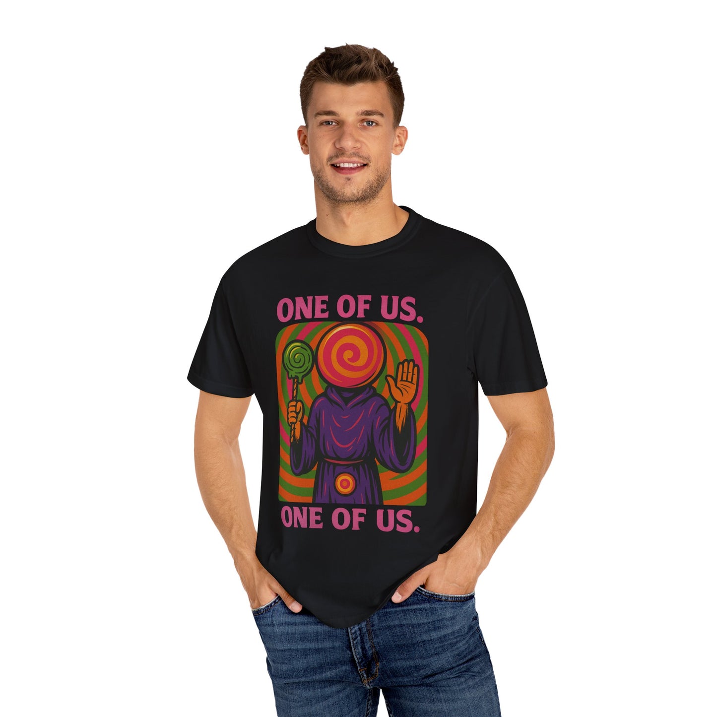 ONE OF US Psychedelic Lollipop Cult T-Shirt