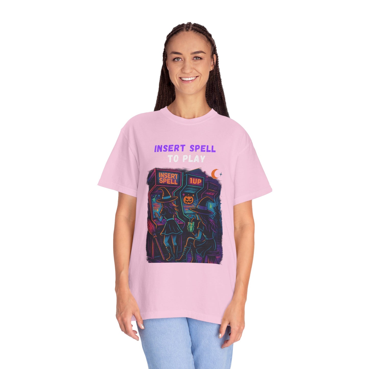 Insert Spell to Play Arcade Witch T-Shirt