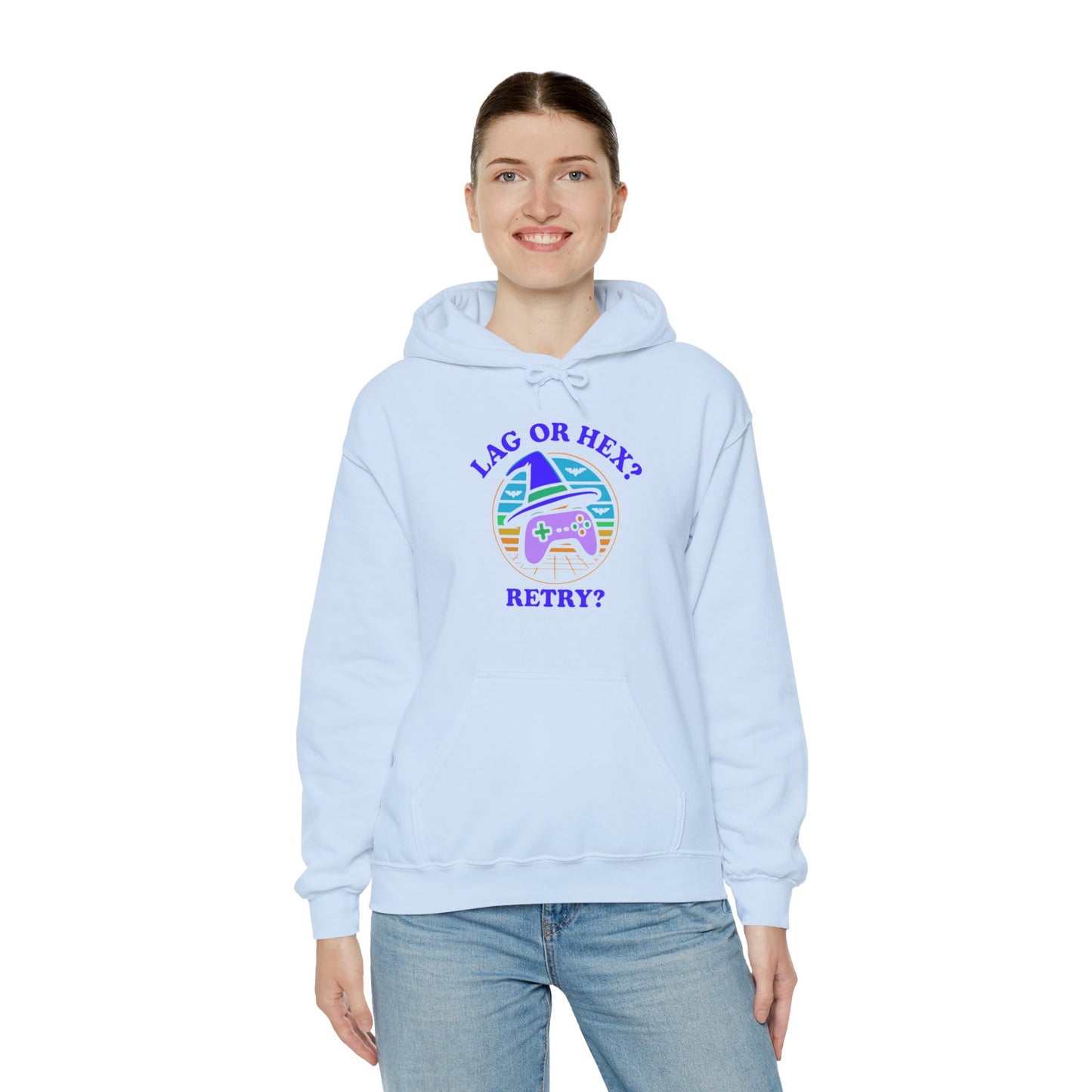 Retro Gamer Lag or Hex? Retry Hoodie