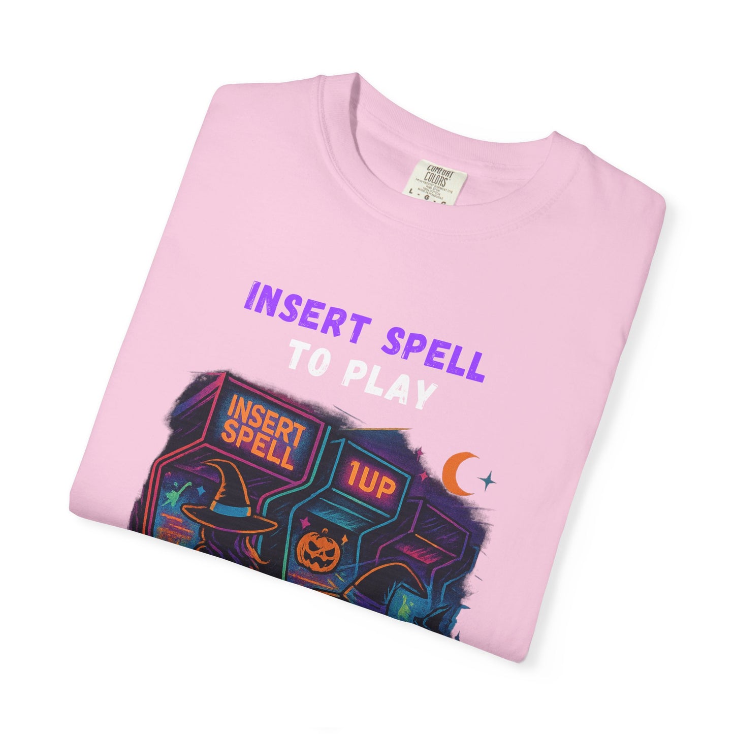 Insert Spell to Play Arcade Witch T-Shirt