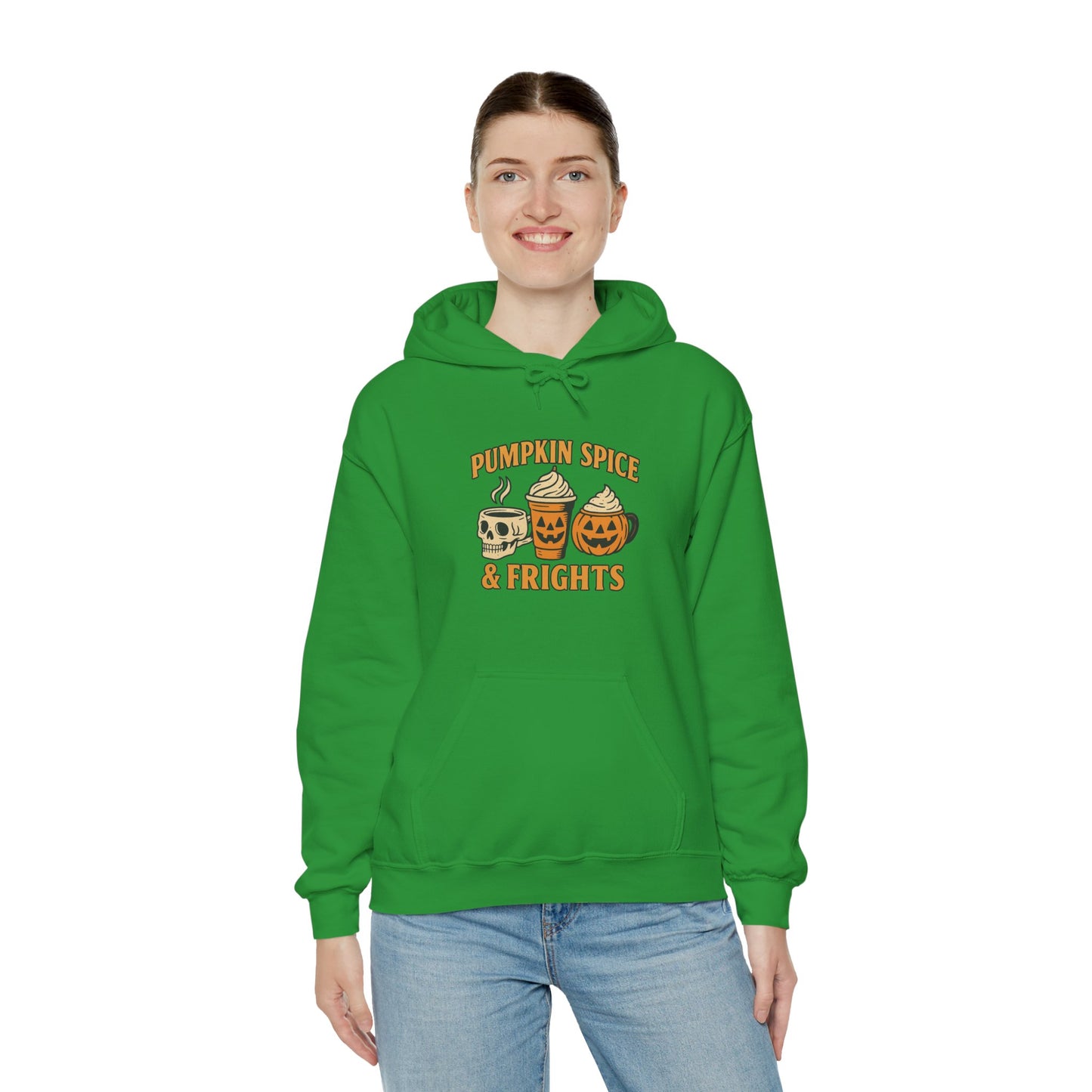 Retro Spook Pumpkin Spice & Frights Hoodie