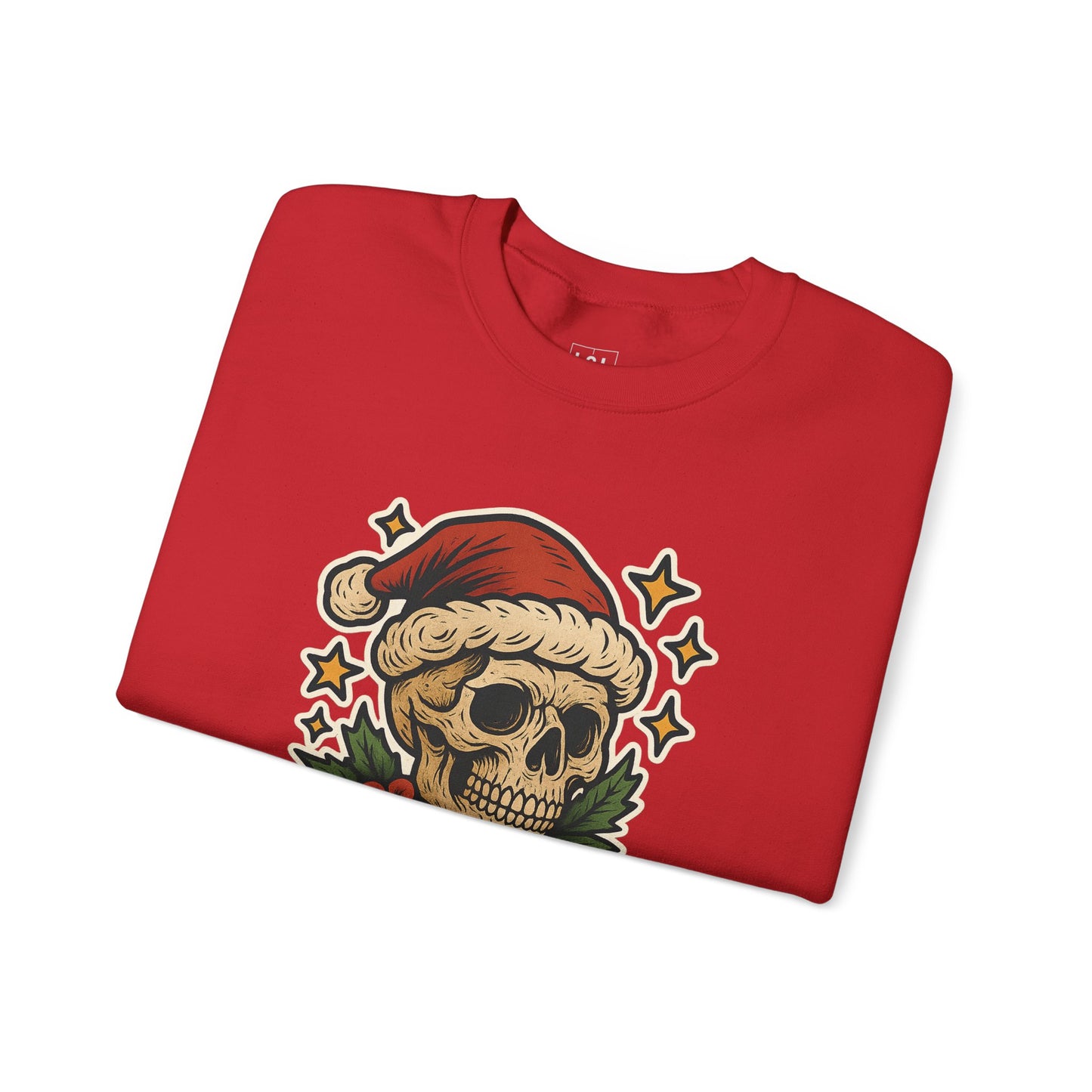 Santa Skull Christmas Floral Sweatshirt